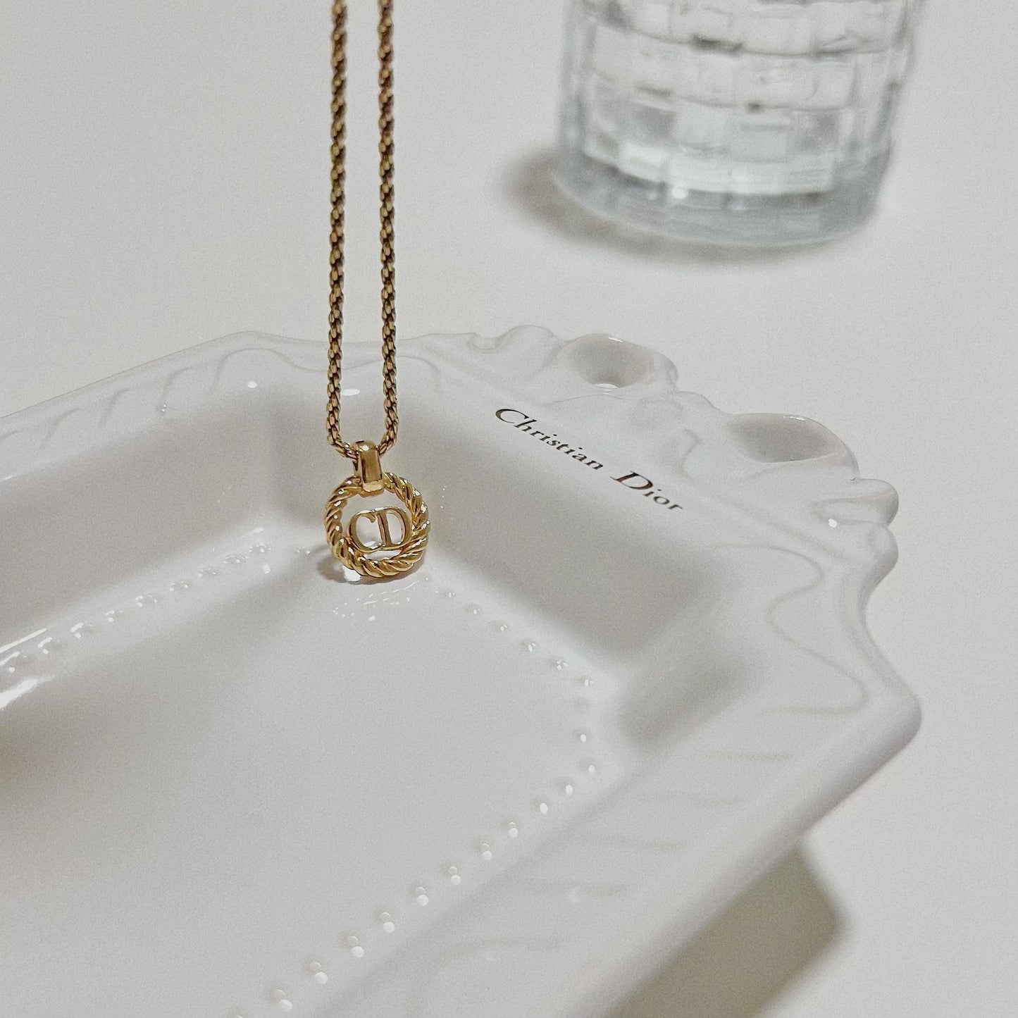Vintage Dior Round Necklace