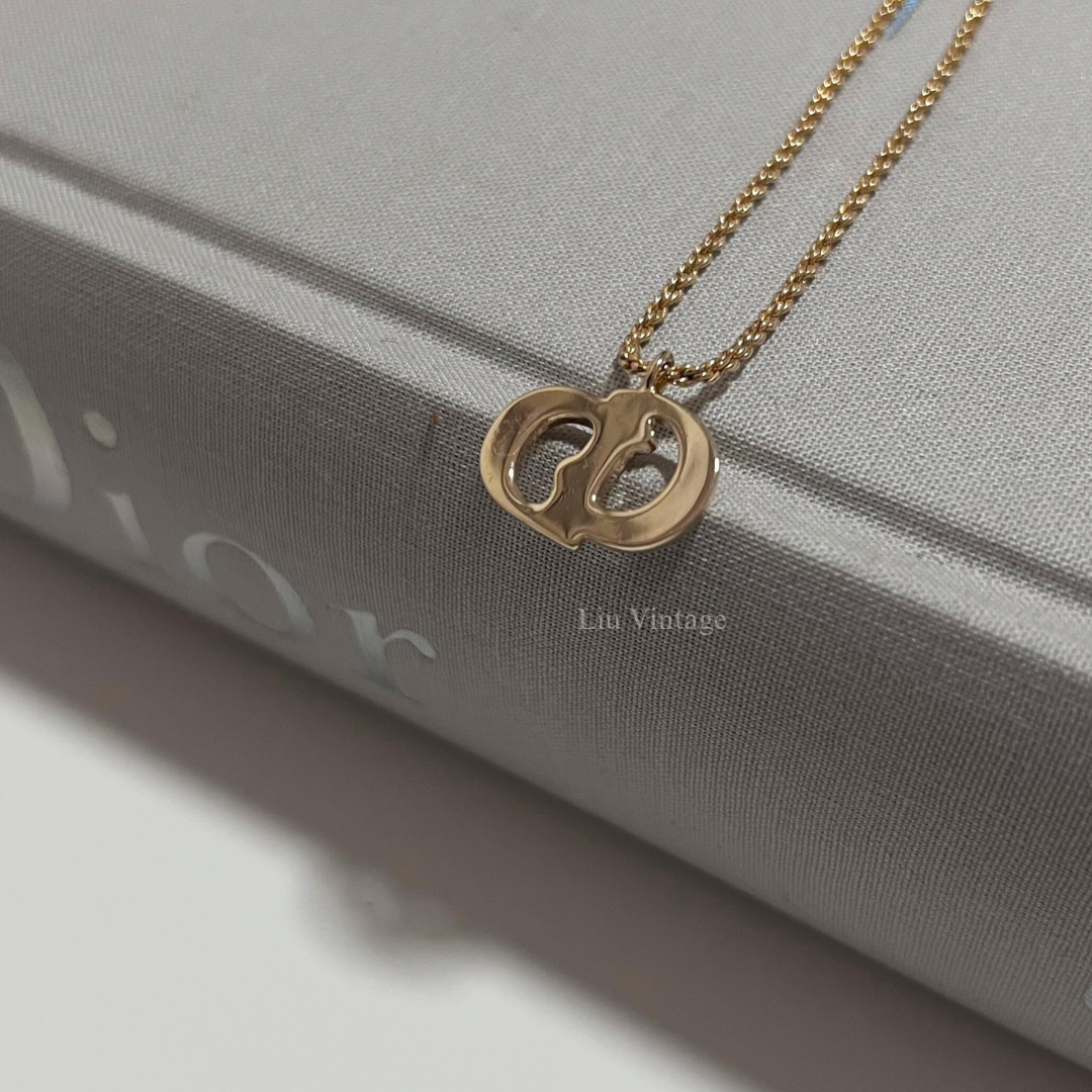 Vintage Dior CD Necklace