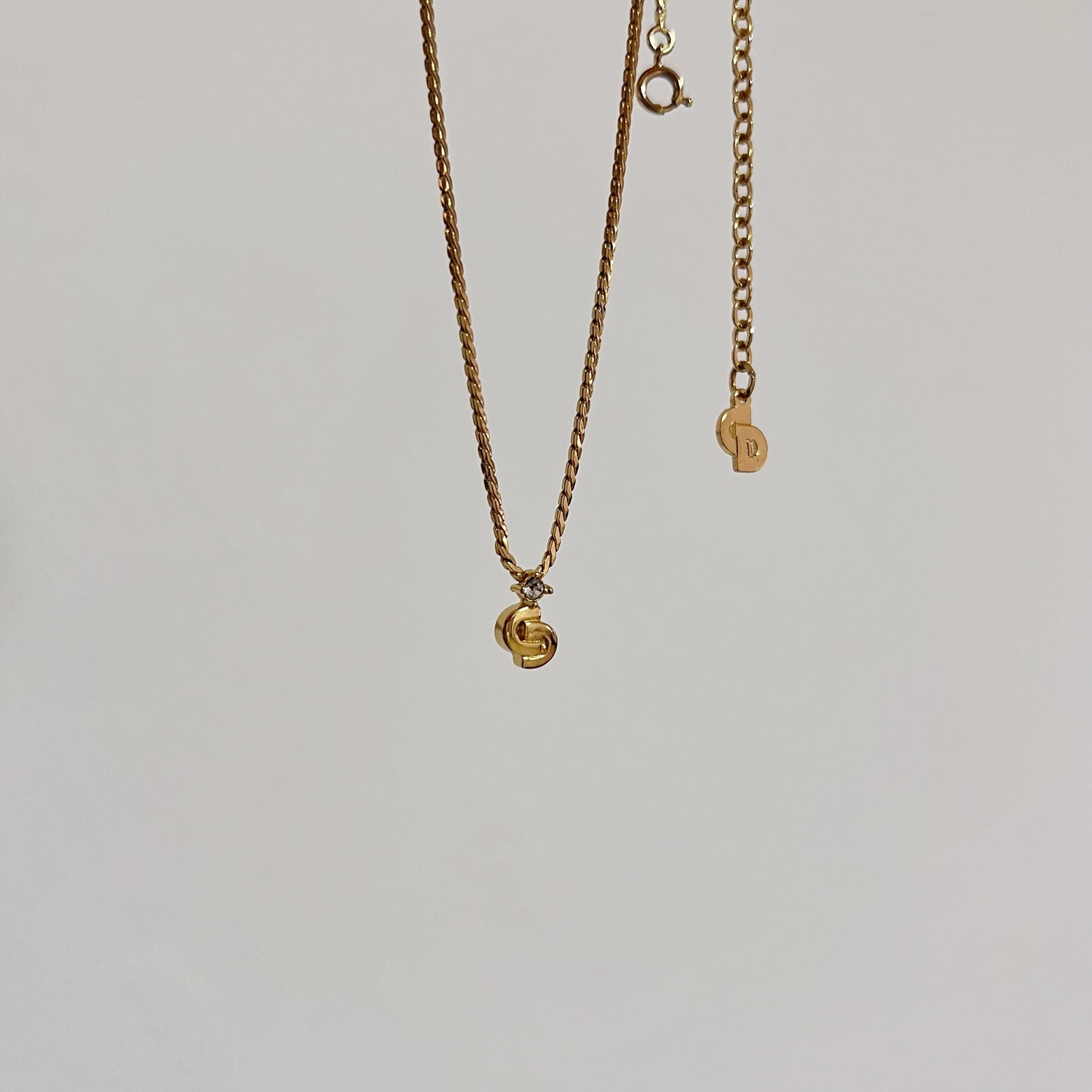 Vintage Dior Mini Pendant Necklace