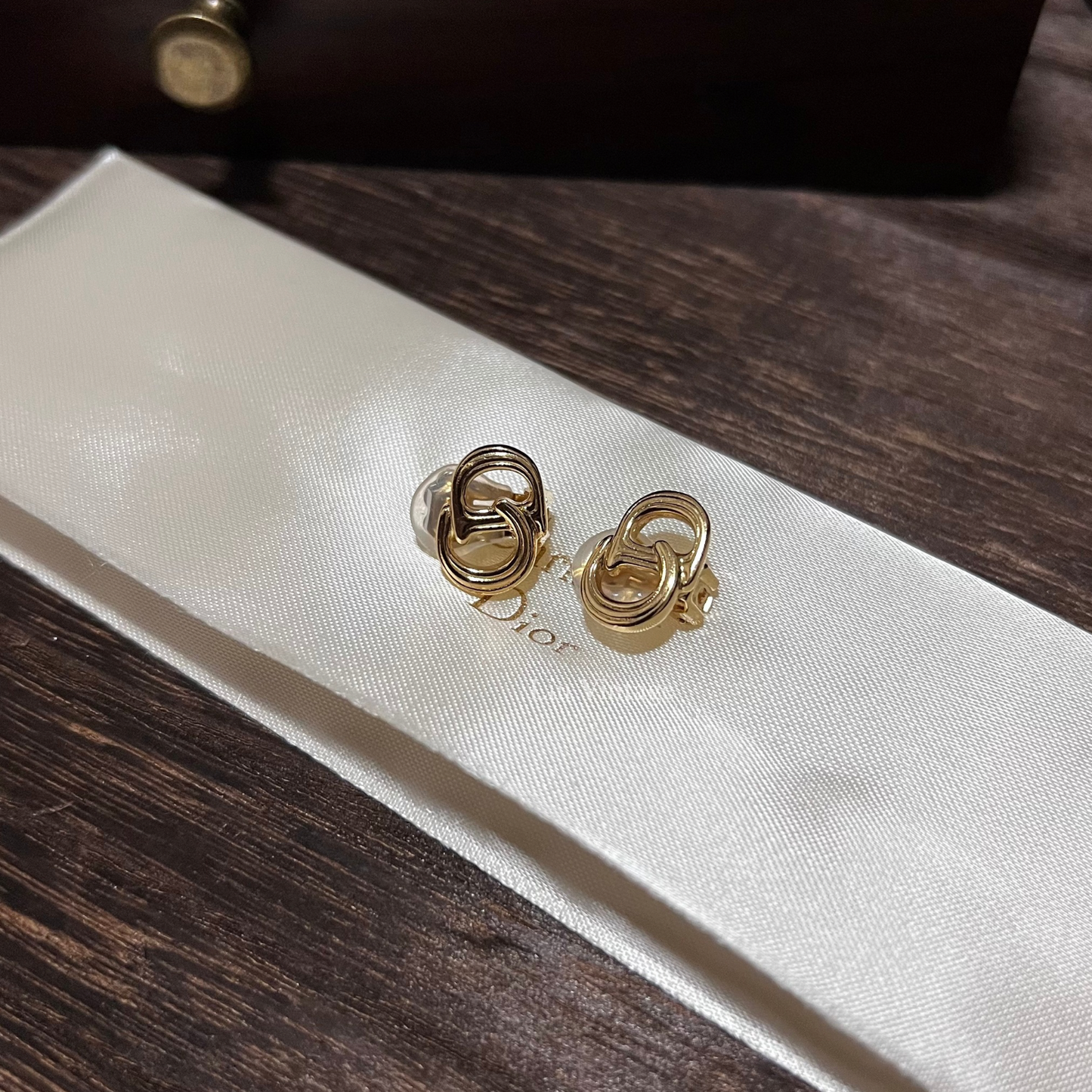 Vintage Dior Clip On Earrings