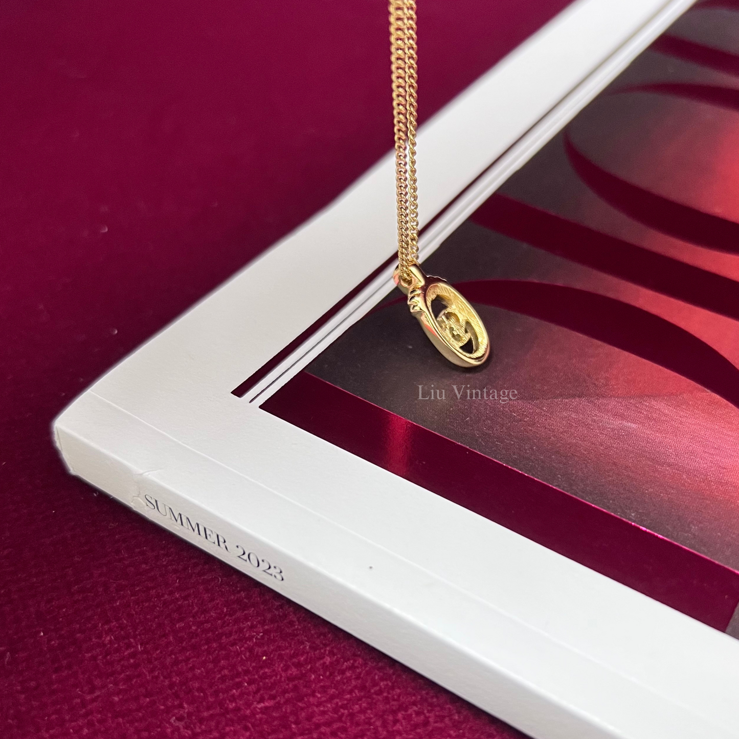 Vintage Dior Frame Necklace
