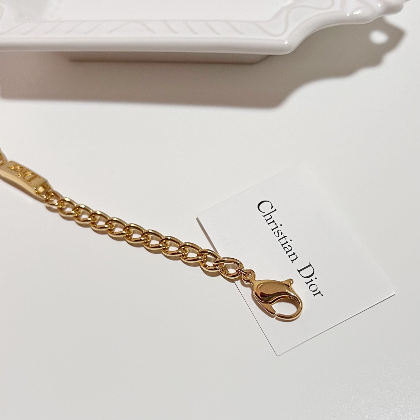 Vintage Dior Tag Bracelet