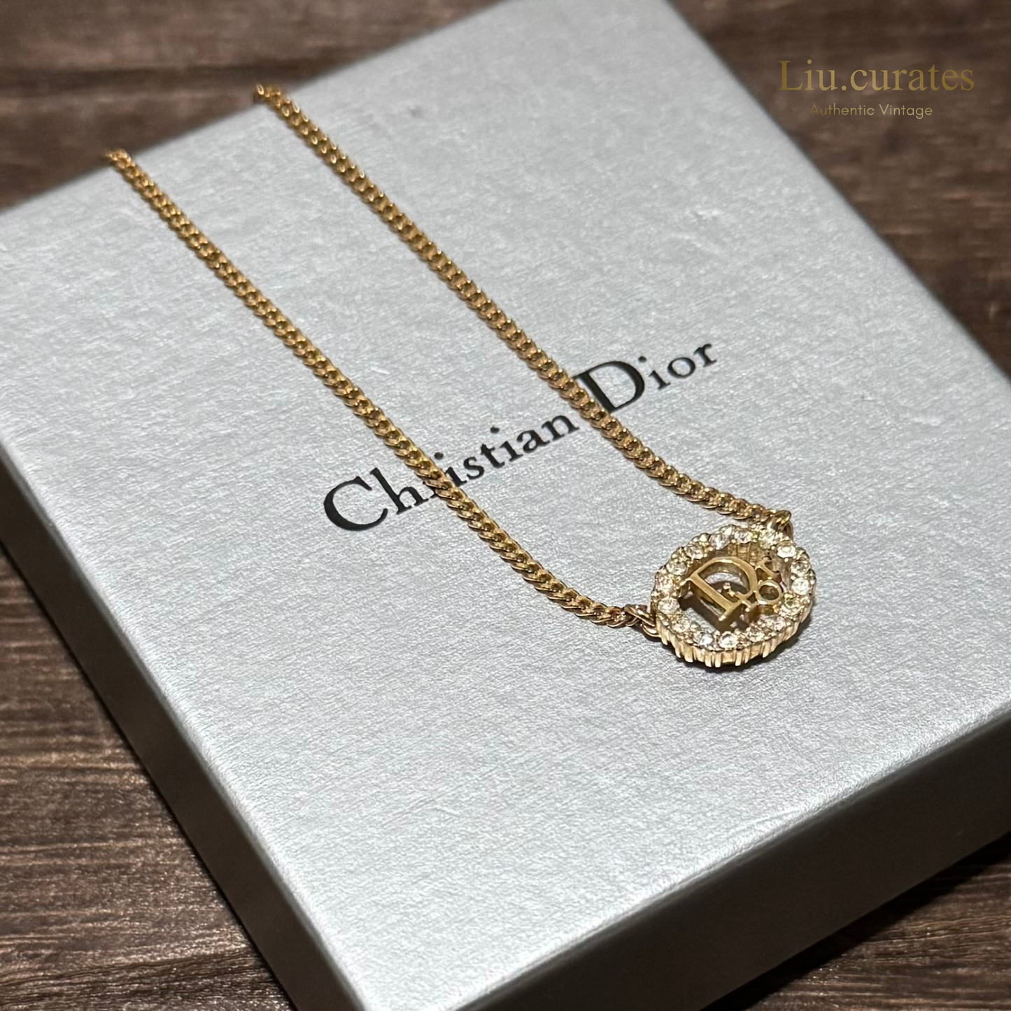 Vintage Dior Rhinestone Necklace