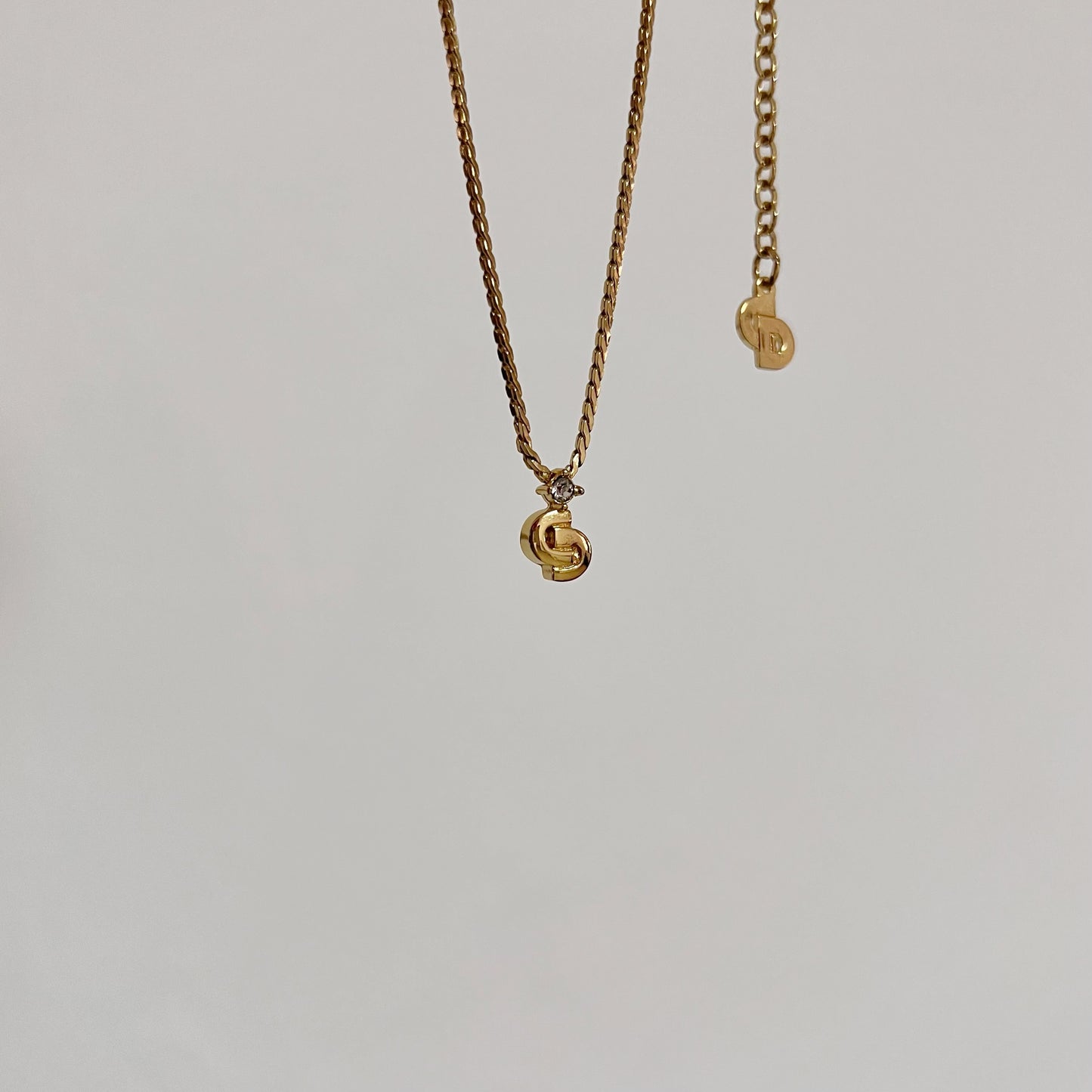 Vintage Dior Mini Pendant Necklace