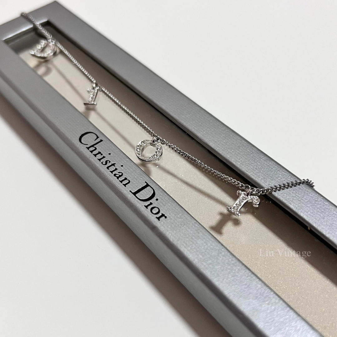 Vintage Dior Letter Bracelet