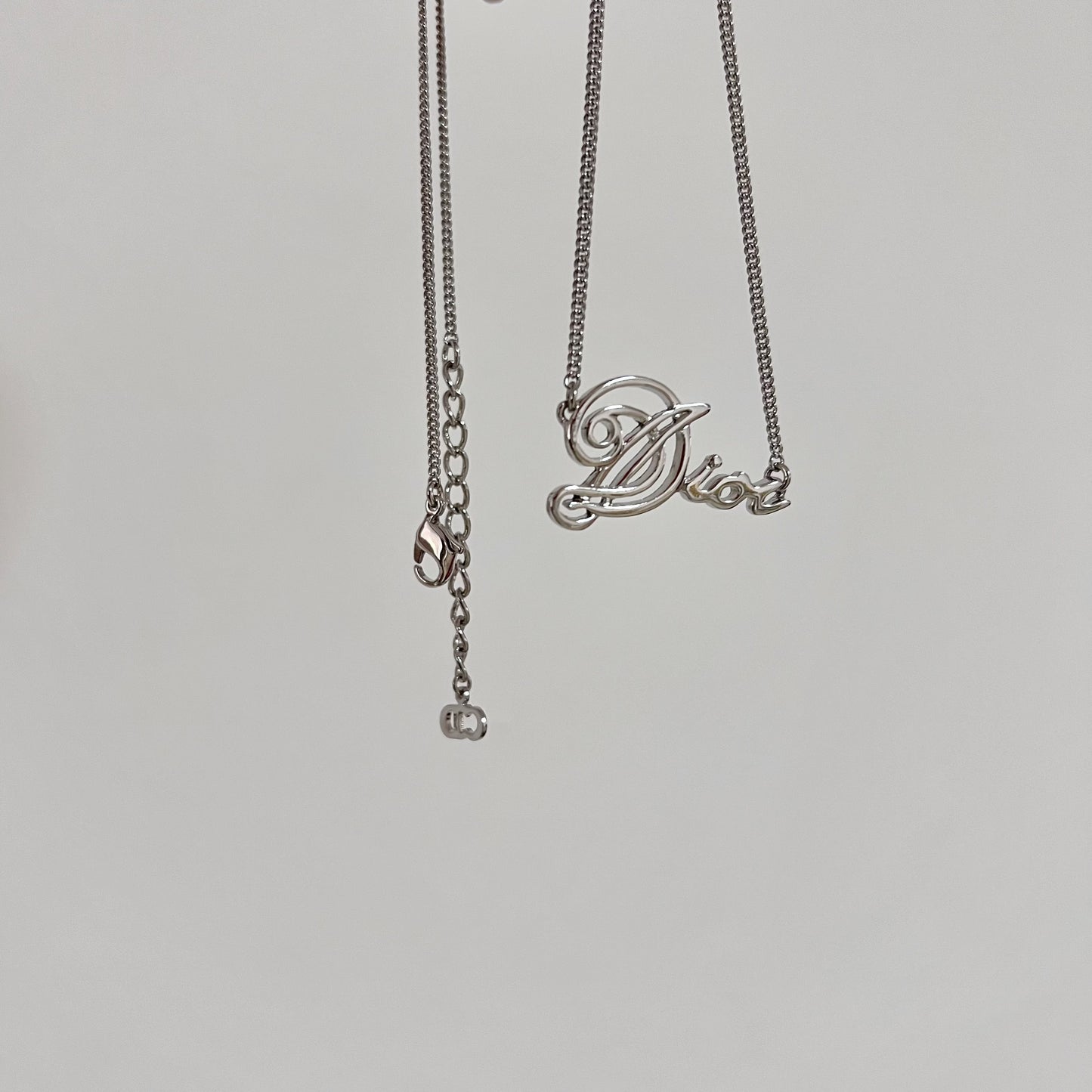 Vintage Dior Cursive Necklace