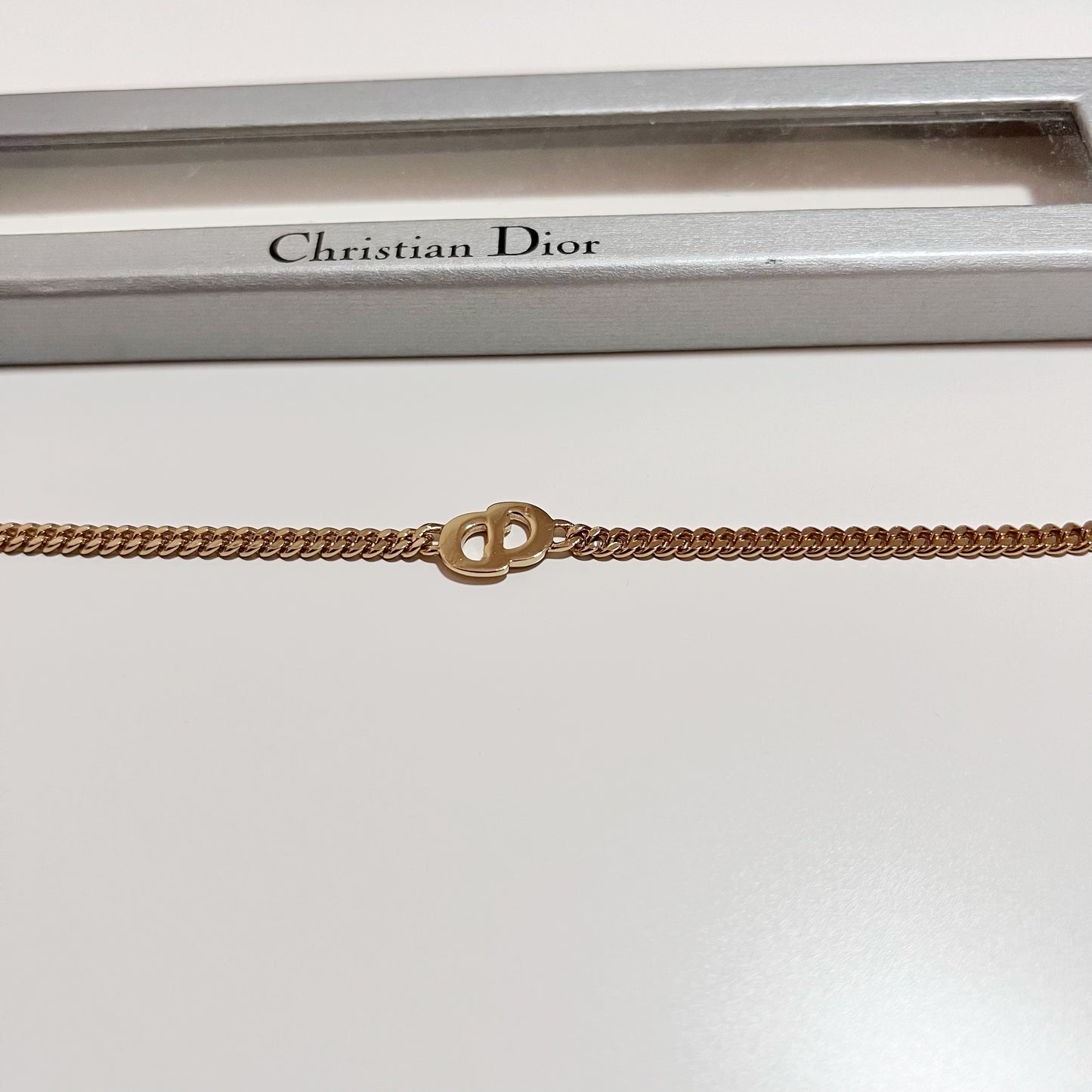 Vintage Dior CD Crystal Bracelet