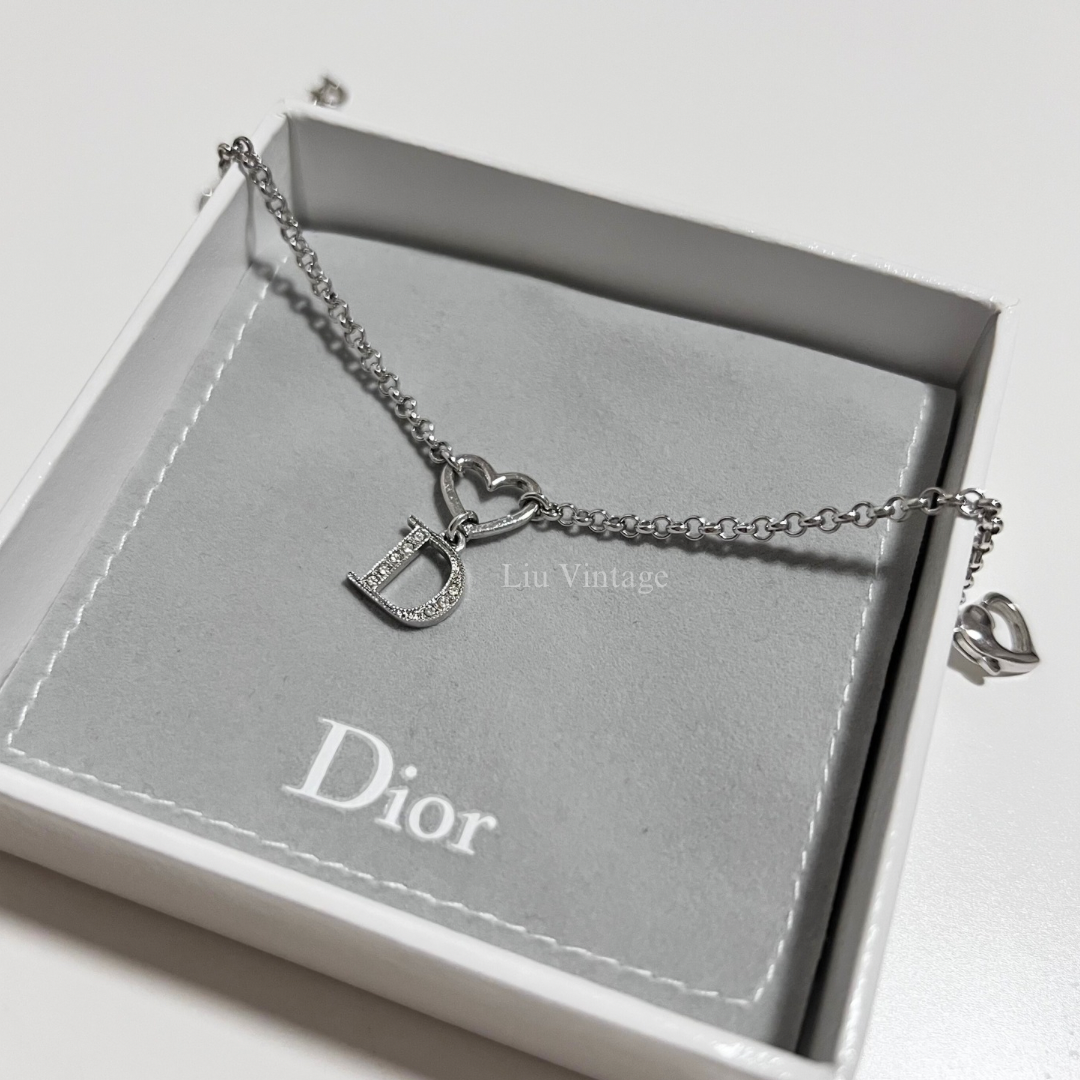 Vintage Dior Heart Bracelet