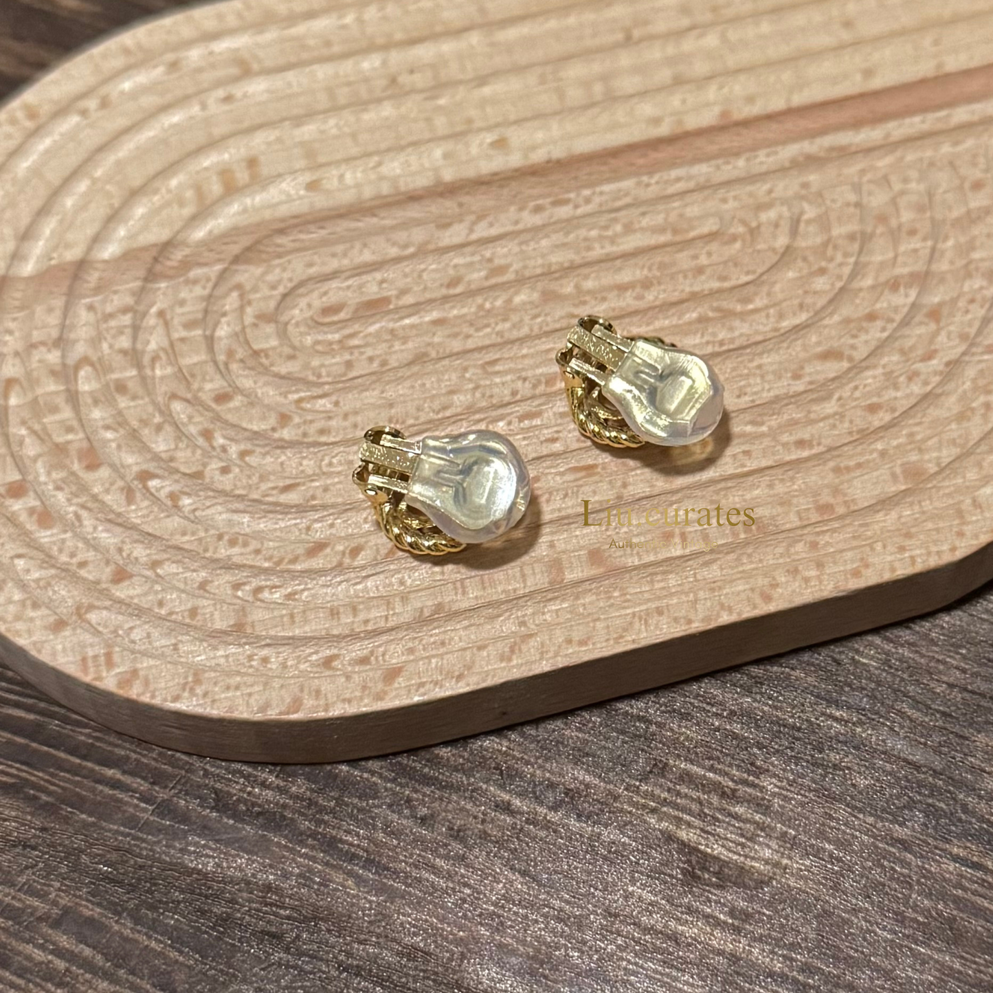 Vintage Dior Clip On Earrings