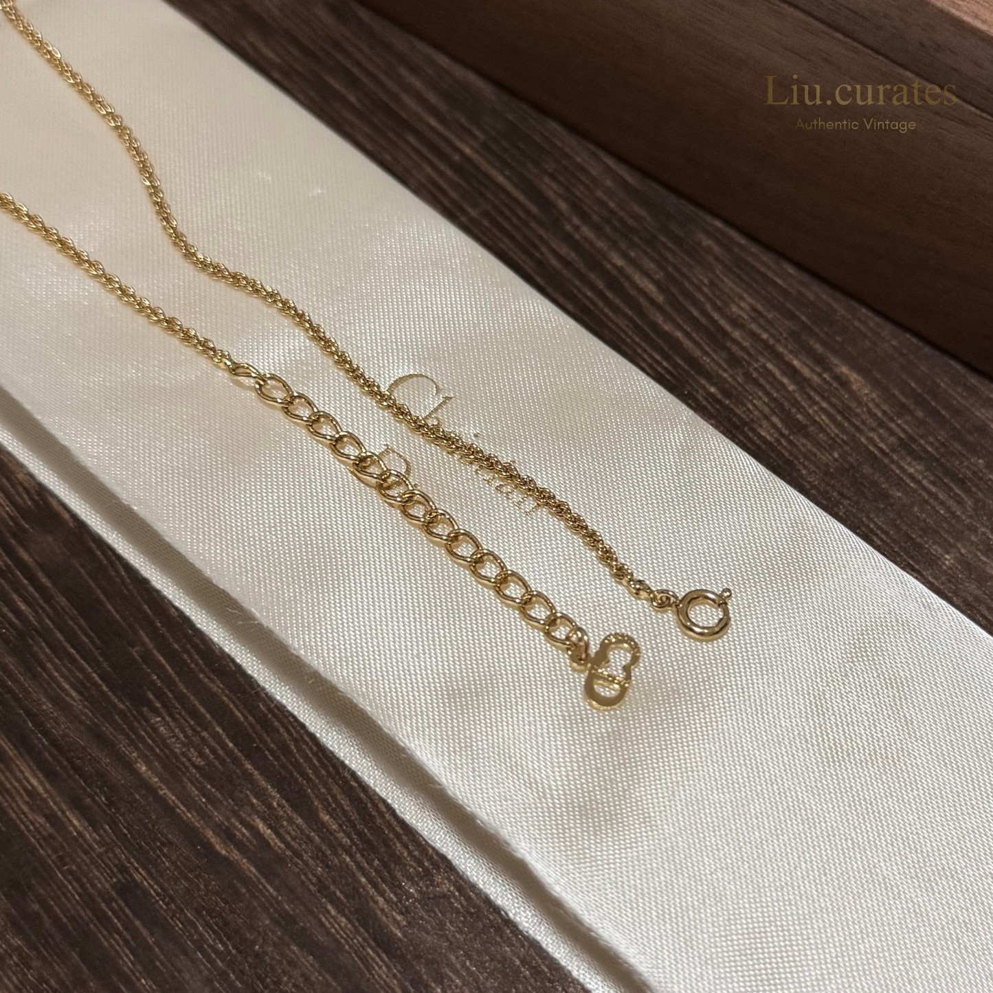 Vintage Dior CD Necklace