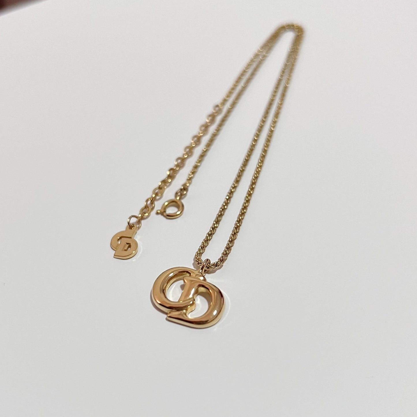 Vintage Dior CD Necklace