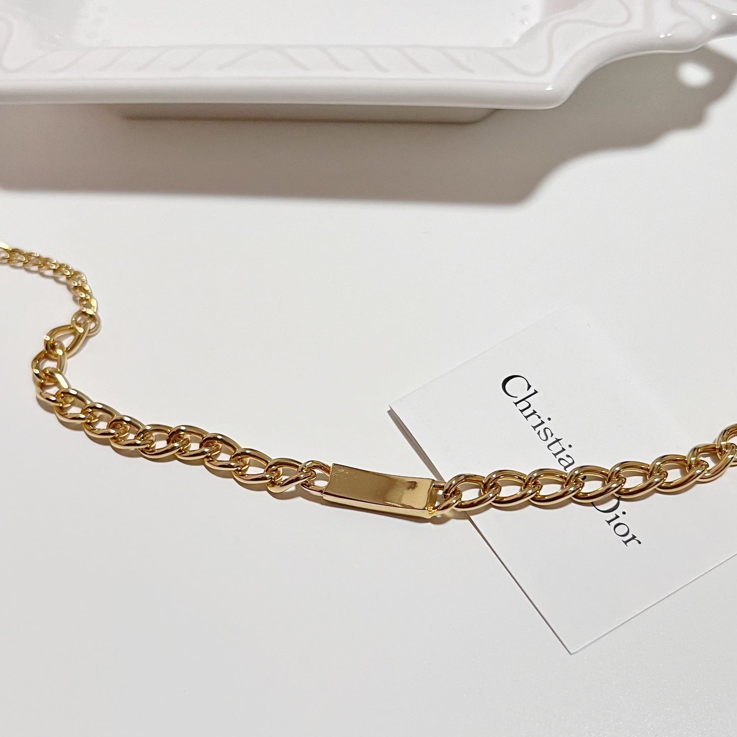 Vintage Dior Tag Bracelet
