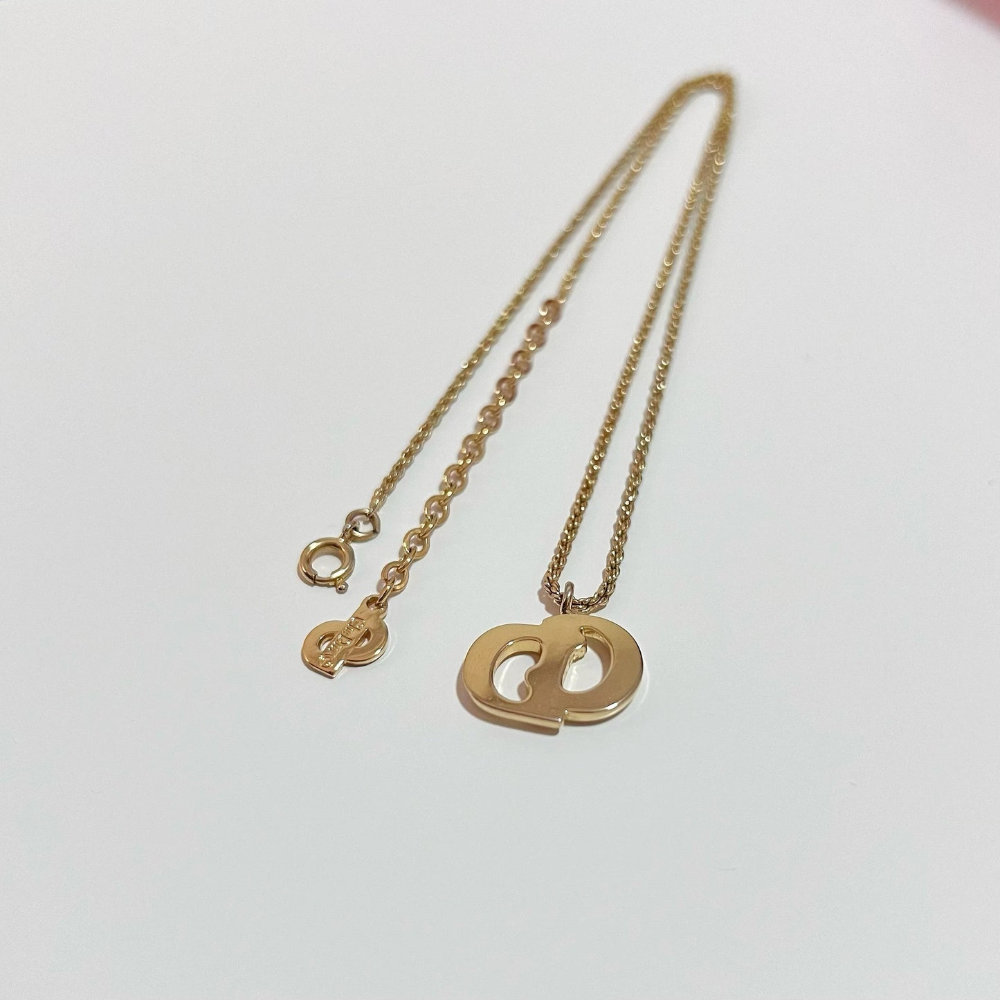 Vintage Dior CD Necklace