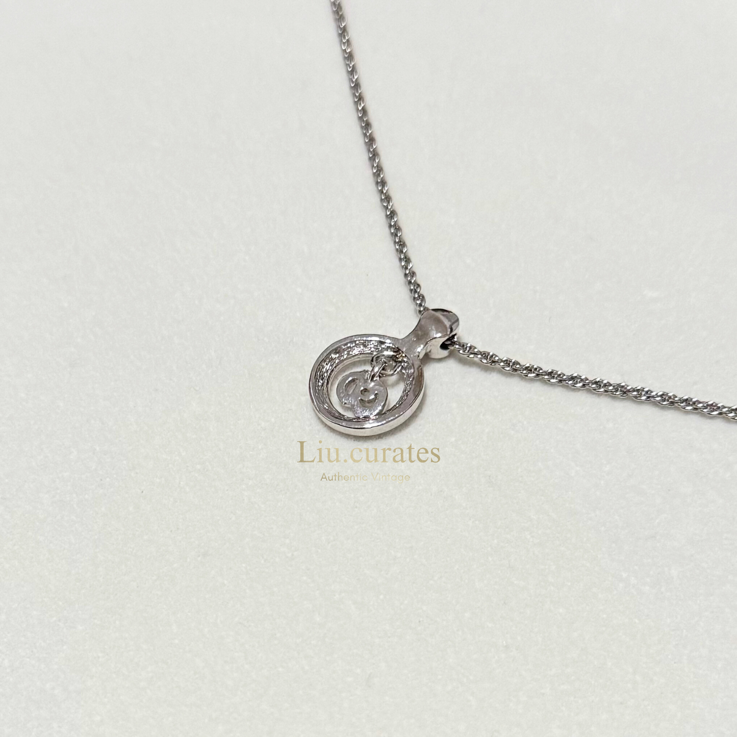 Vintage Dior Round Necklace (with crystal)