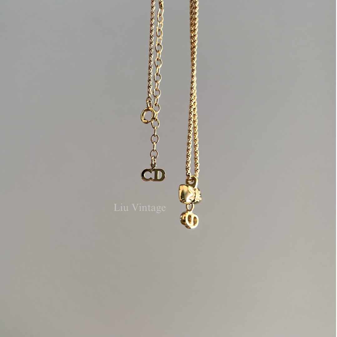 Vintage Dior Ribbon Necklace