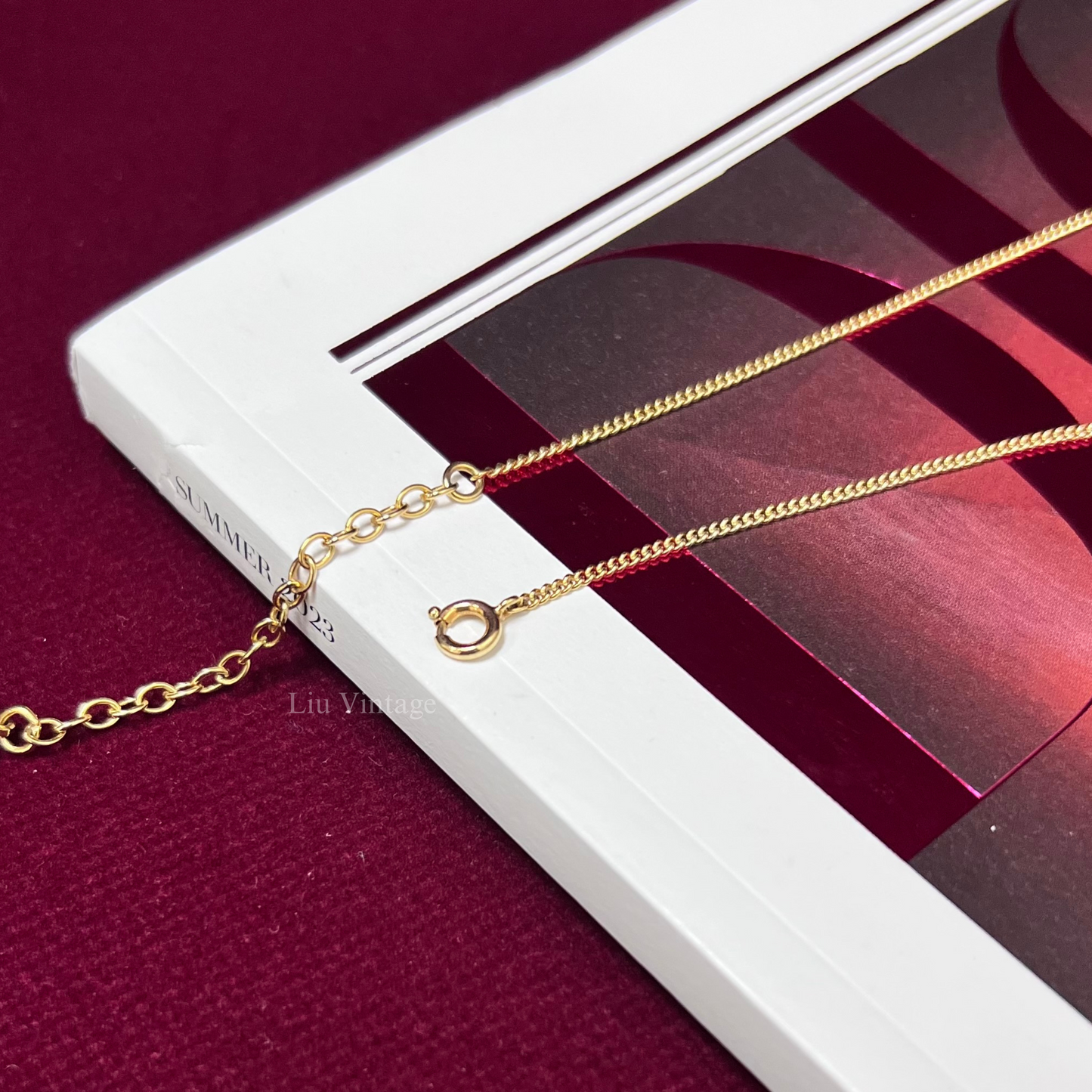 Vintage Dior Heart CD Cutout Necklace