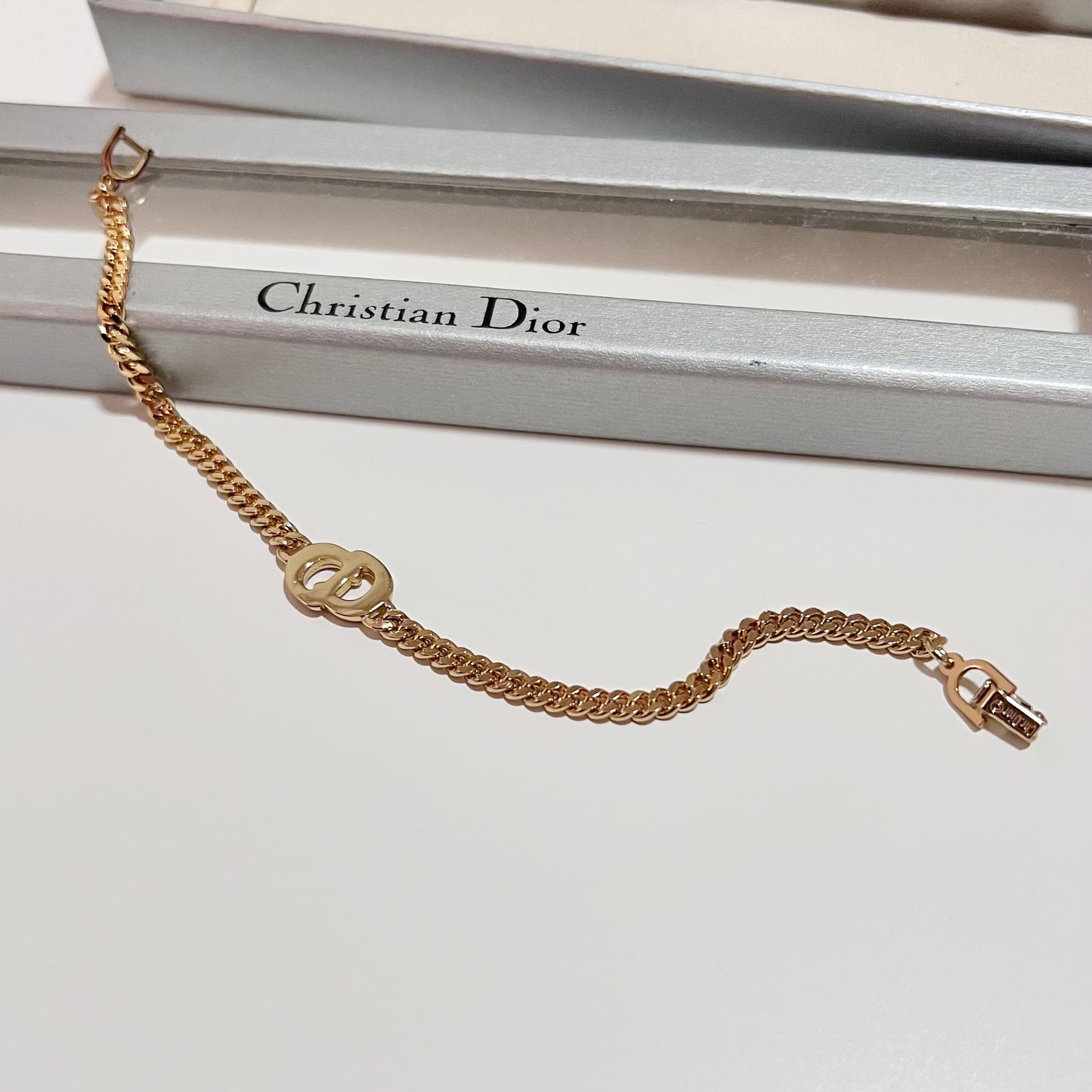 Vintage Dior CD Crystal Bracelet