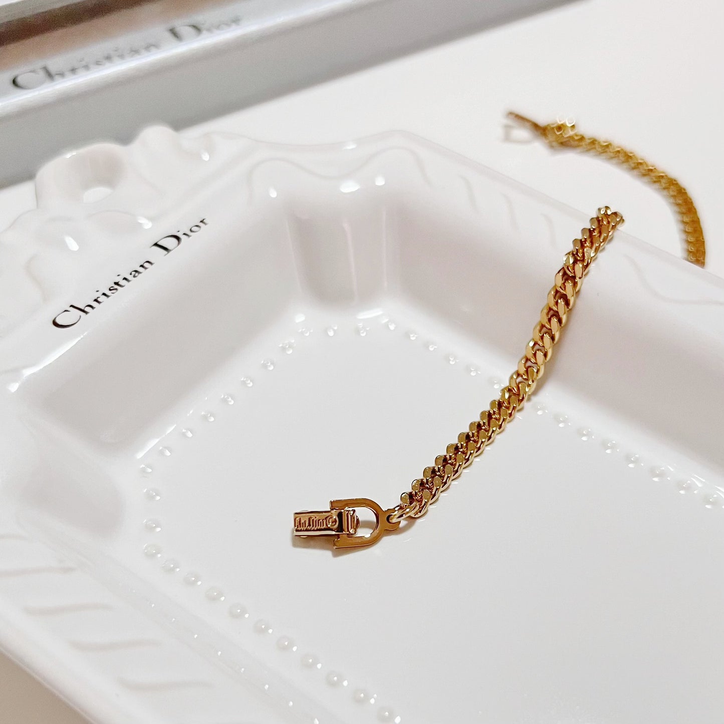 Vintage Dior CD Crystal Bracelet