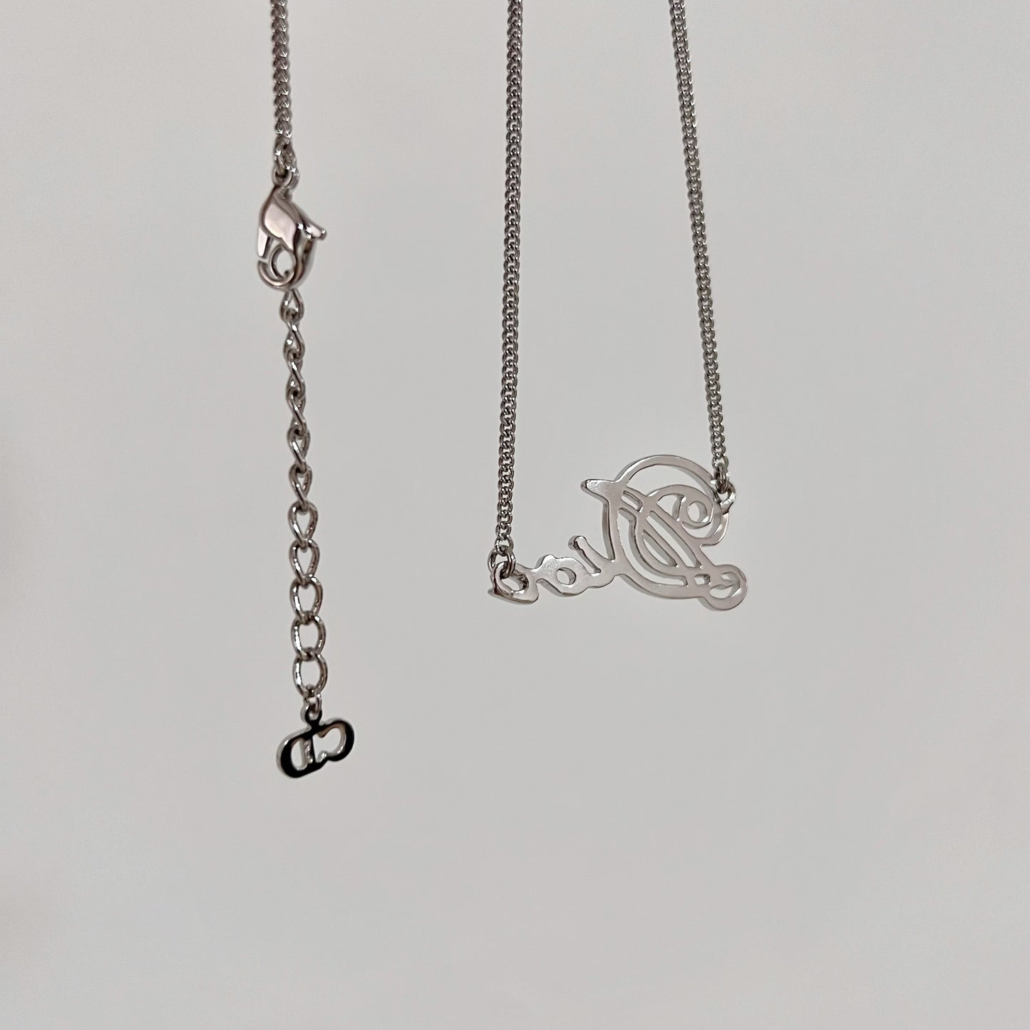 Vintage Dior Cursive Necklace