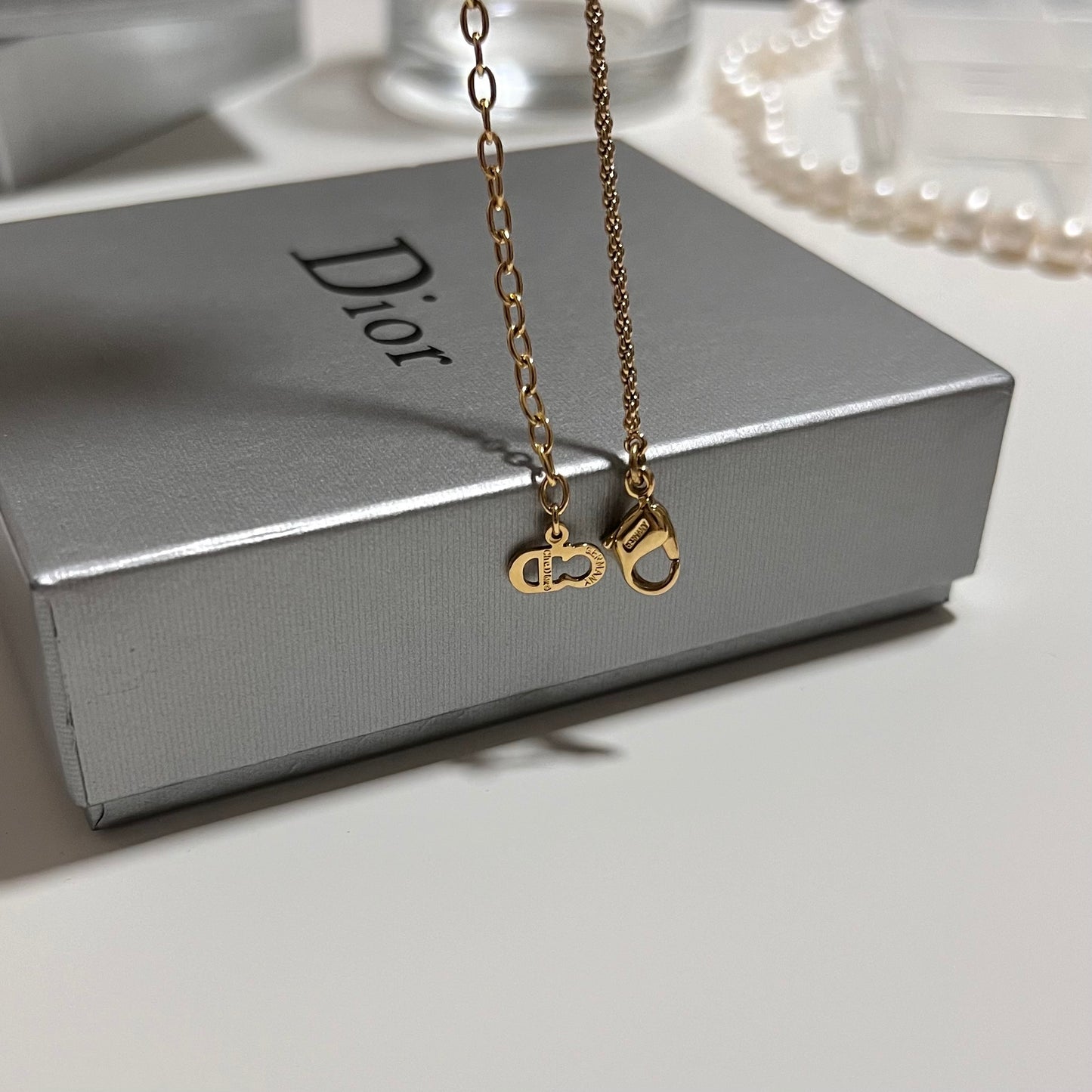 Vintage Dior CD with crystal