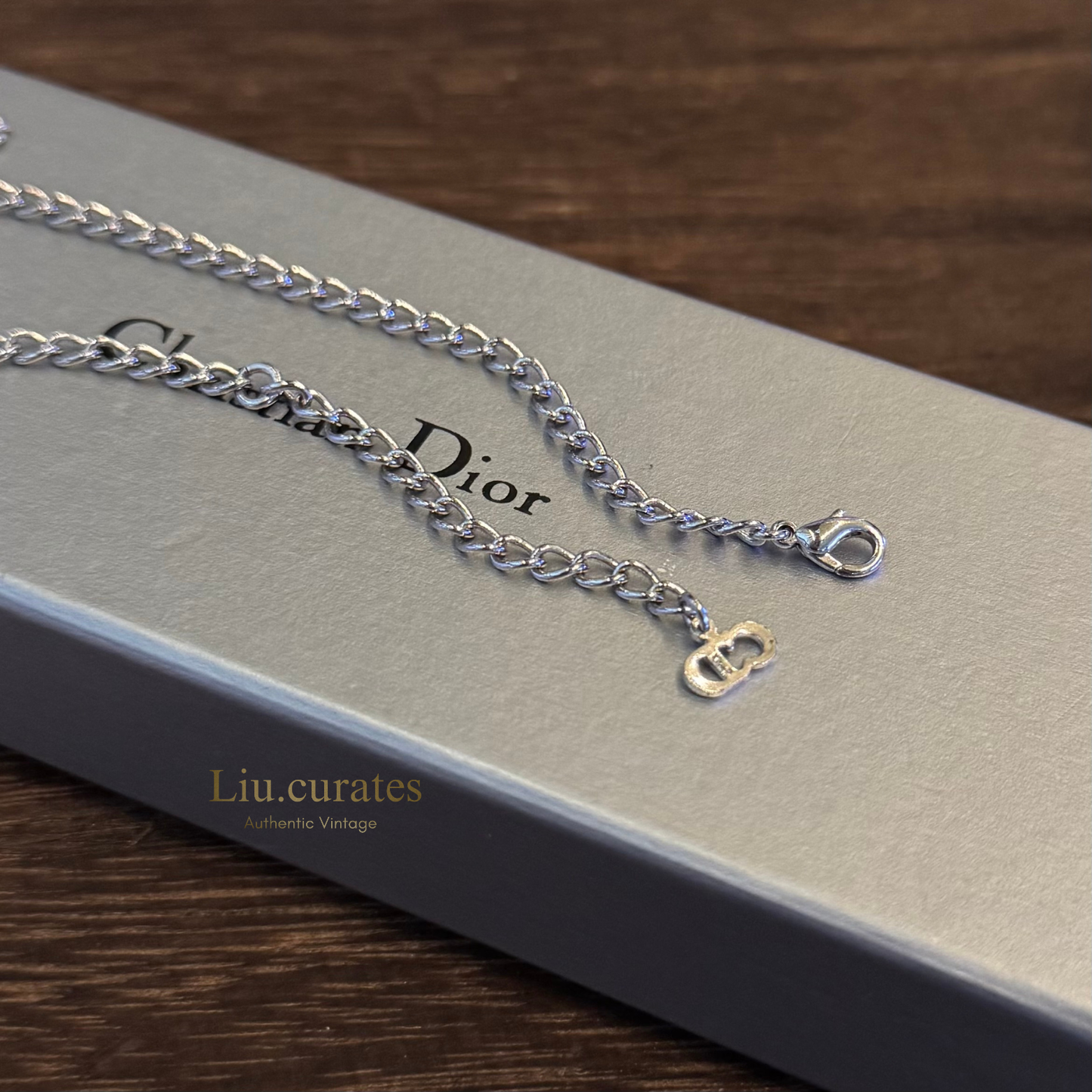 Vintage Dior CD Statement Necklace