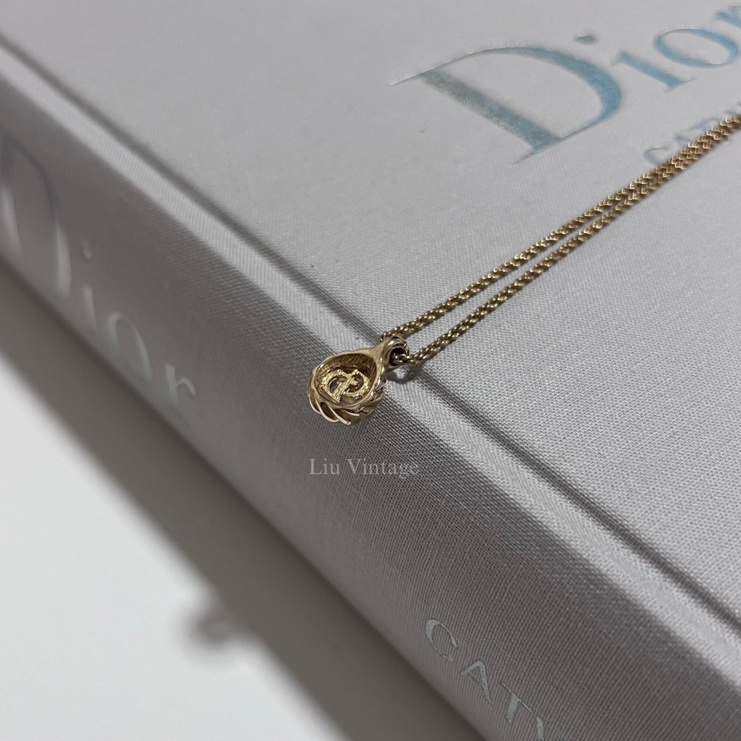 Vintage Dior Droplet Necklace