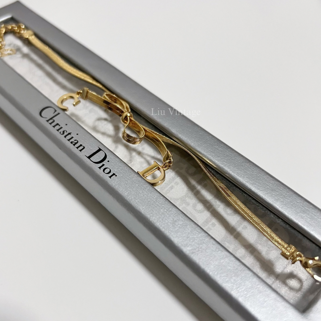 Vintage Dior Ribbon Bracelet