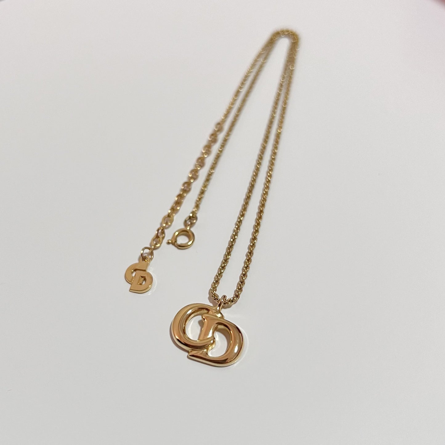 Vintage Dior CD Necklace