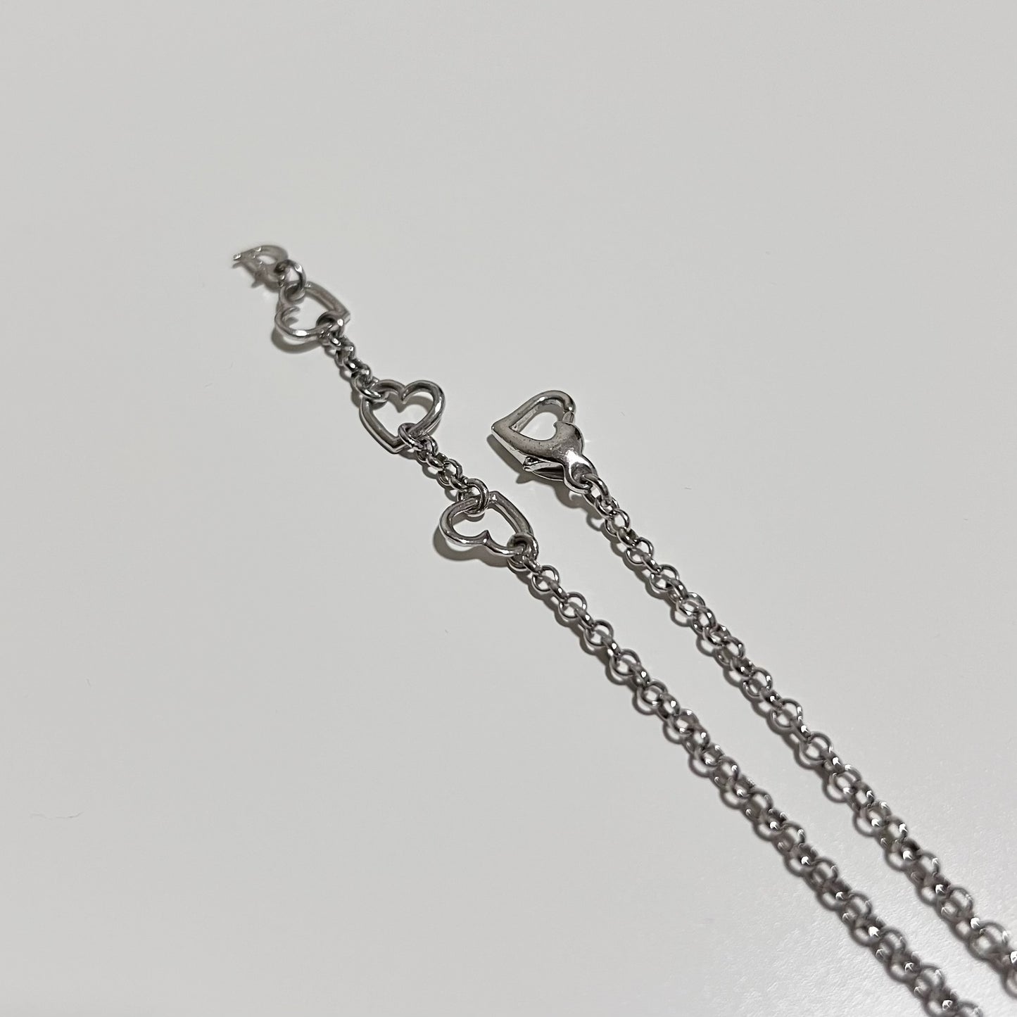 Vintage Dior Heart Dangling Bracelet