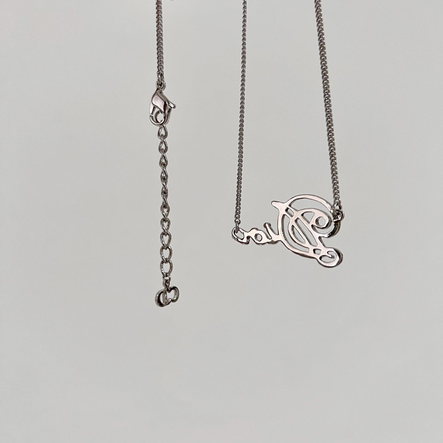Vintage Dior Cursive Necklace
