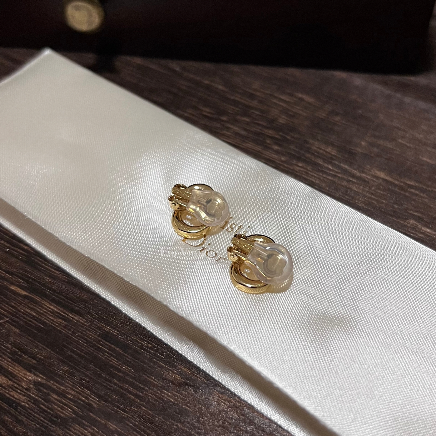 Vintage Dior Clip On Earrings