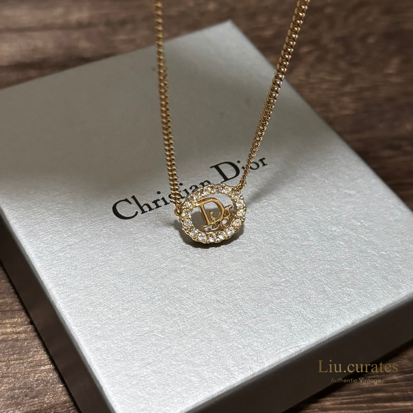 Vintage Dior Rhinestone Necklace
