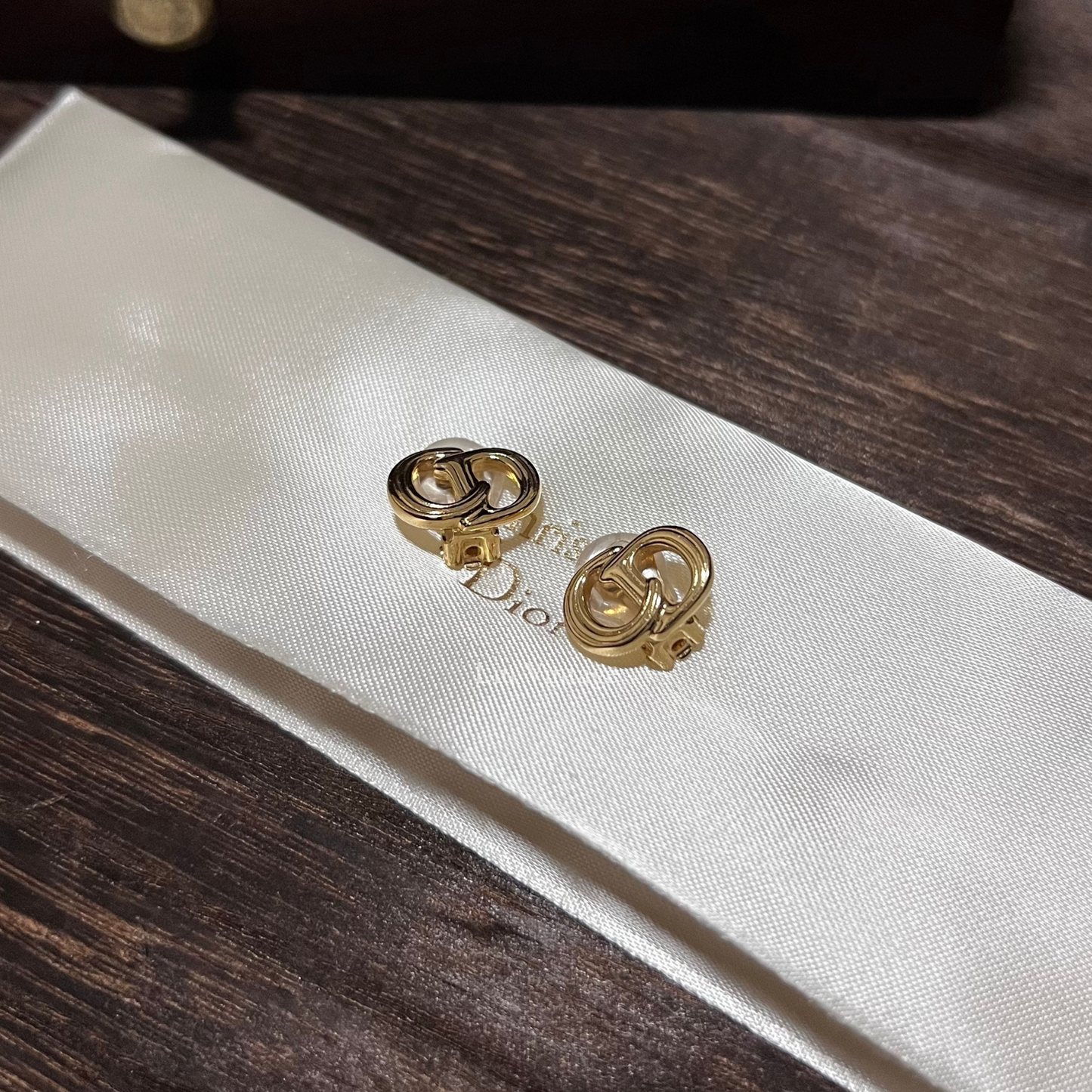 Vintage Dior Clip On Earrings