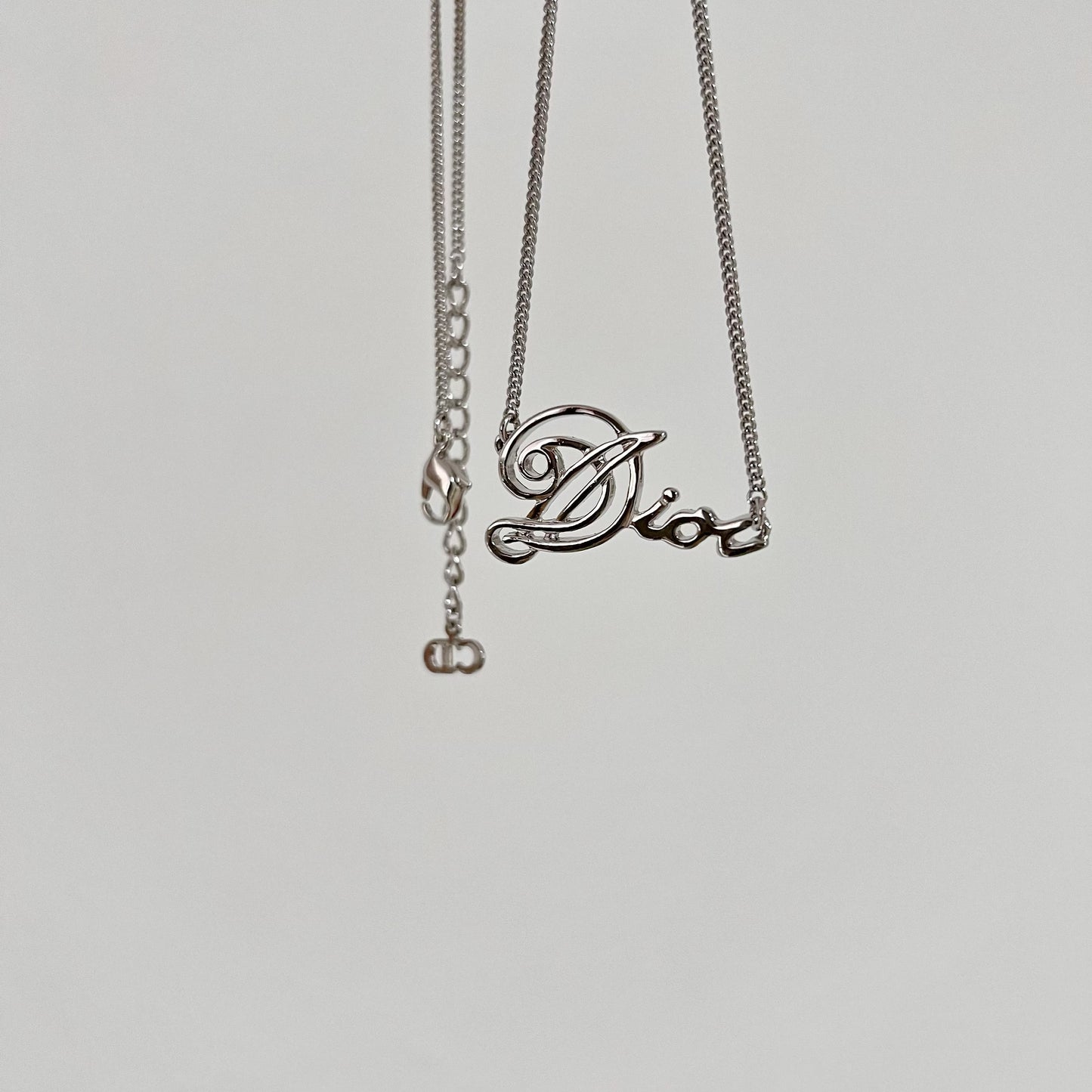 Vintage Dior Cursive Necklace