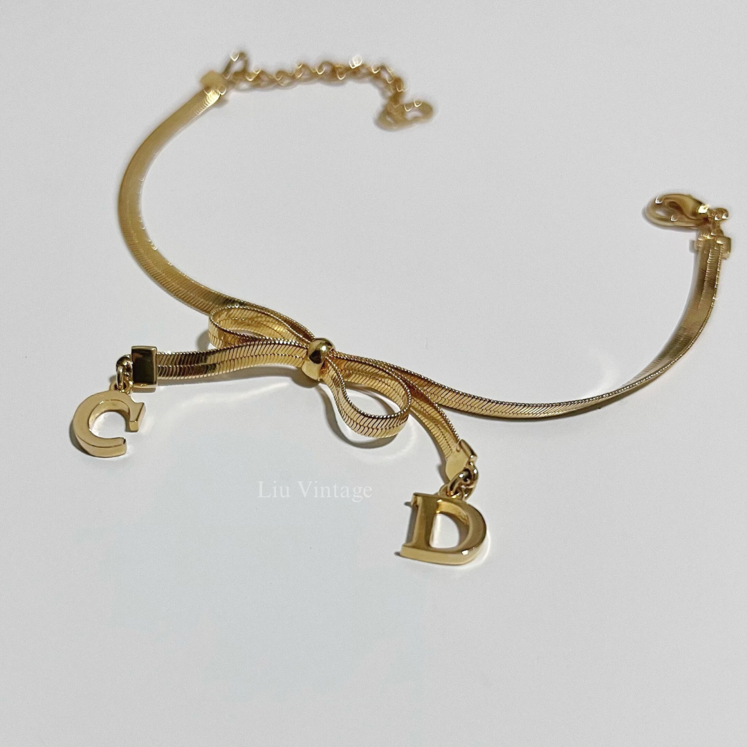 Vintage Dior Ribbon Bracelet
