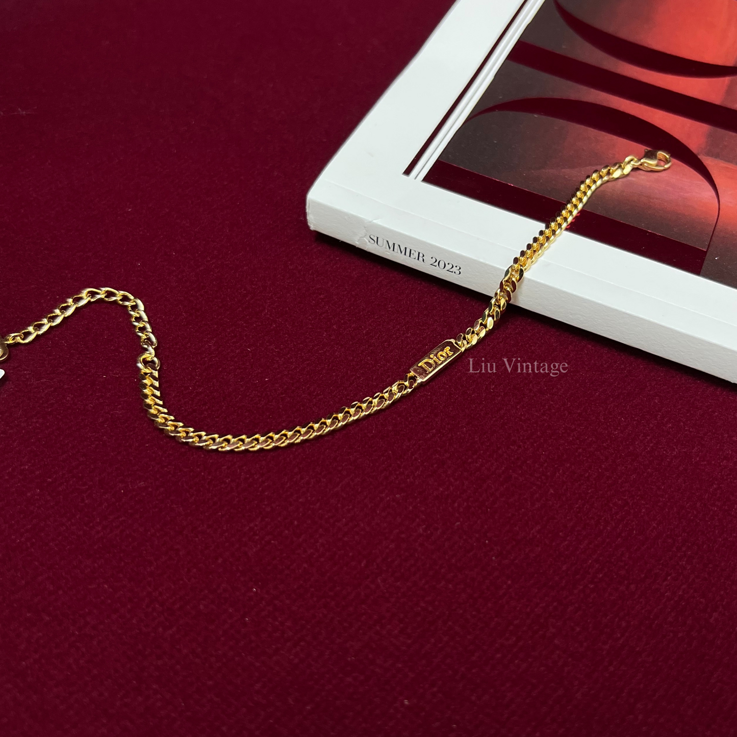 Vintage Dior Mini Tag Bracelet