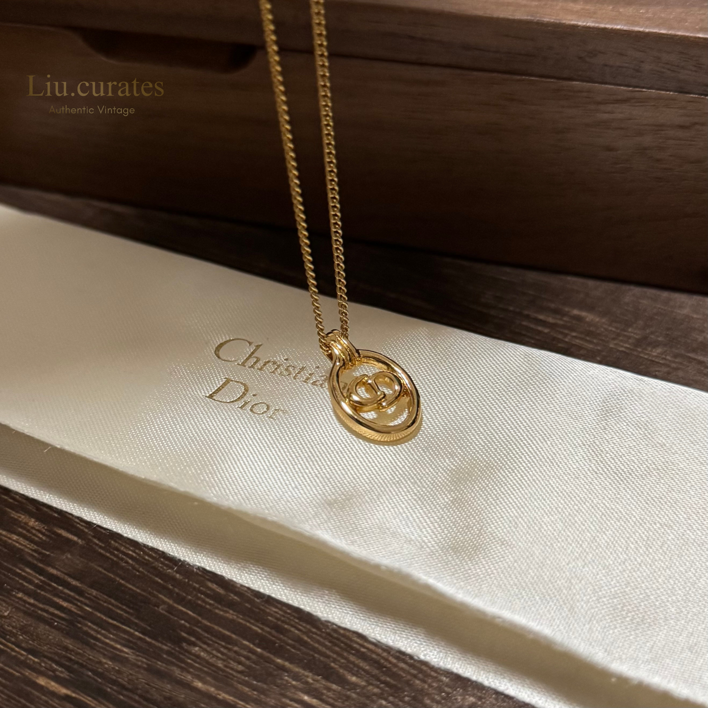 Vintage Dior Oval Necklace