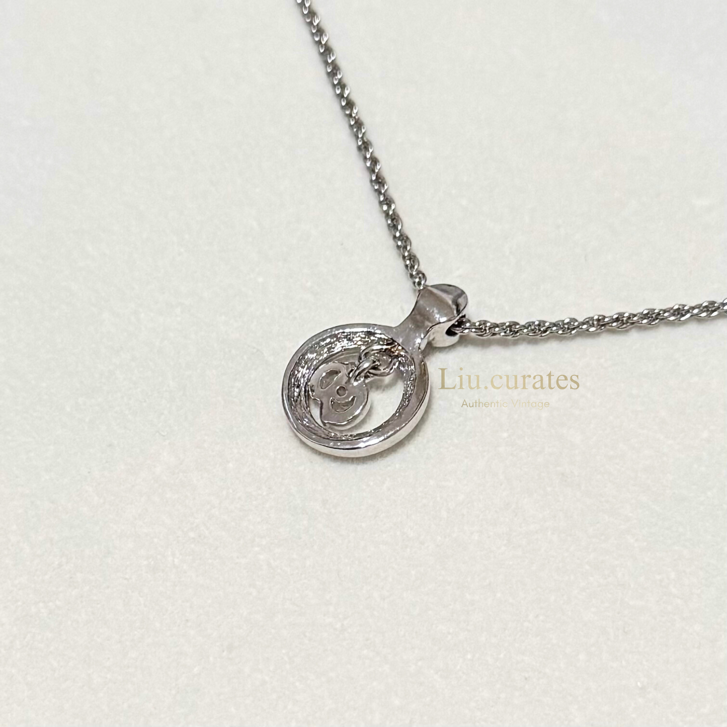 Vintage Dior Round Necklace (with crystal)