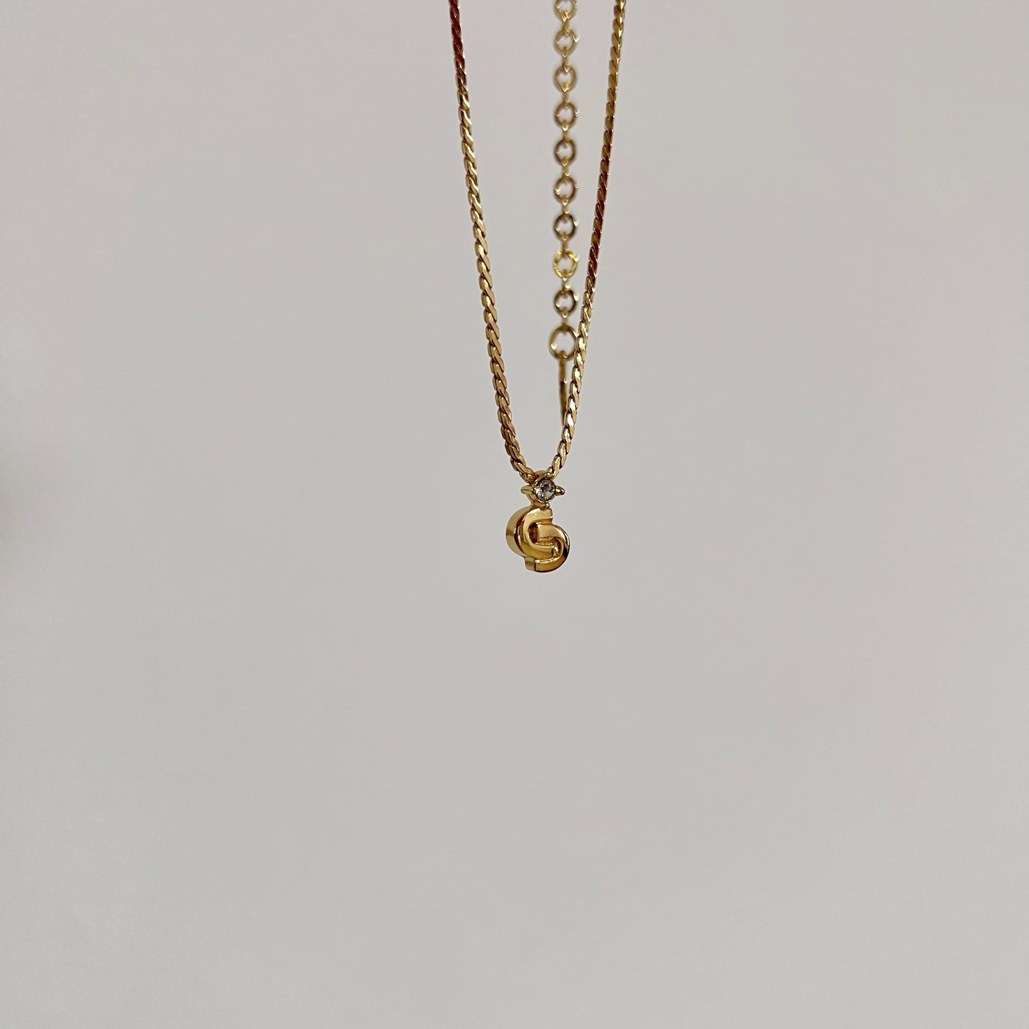 Vintage Dior Mini Pendant Necklace