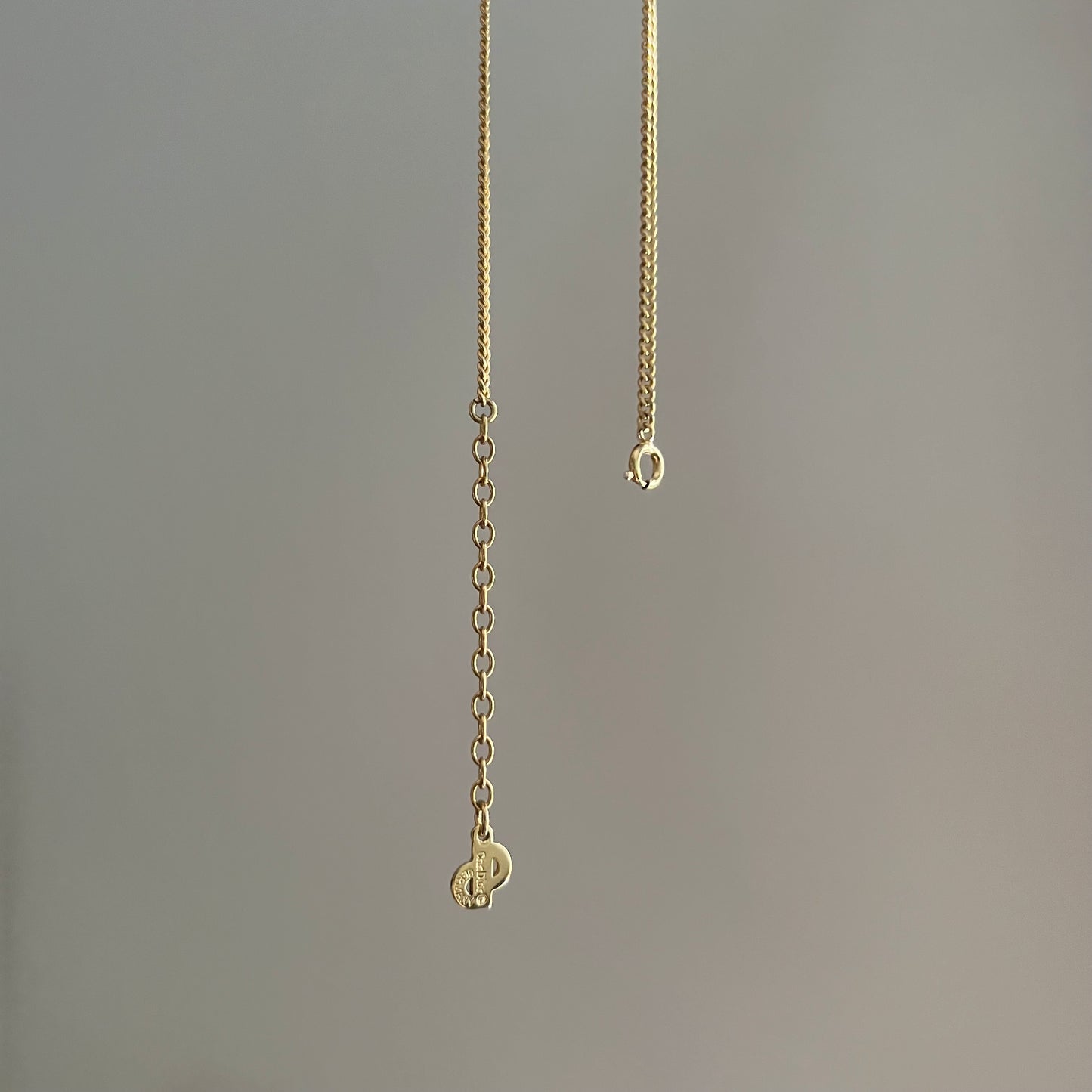 Vintage Dior Circle Cutout Necklace