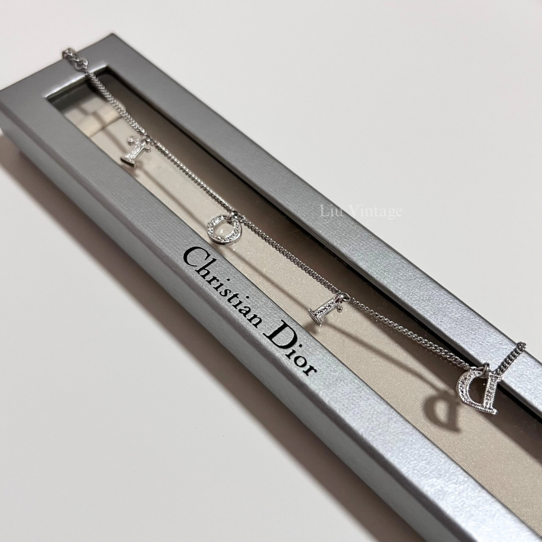 Vintage Dior Letter Bracelet