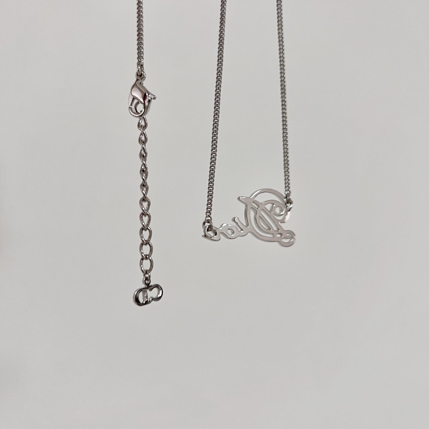 Vintage Dior Cursive Necklace
