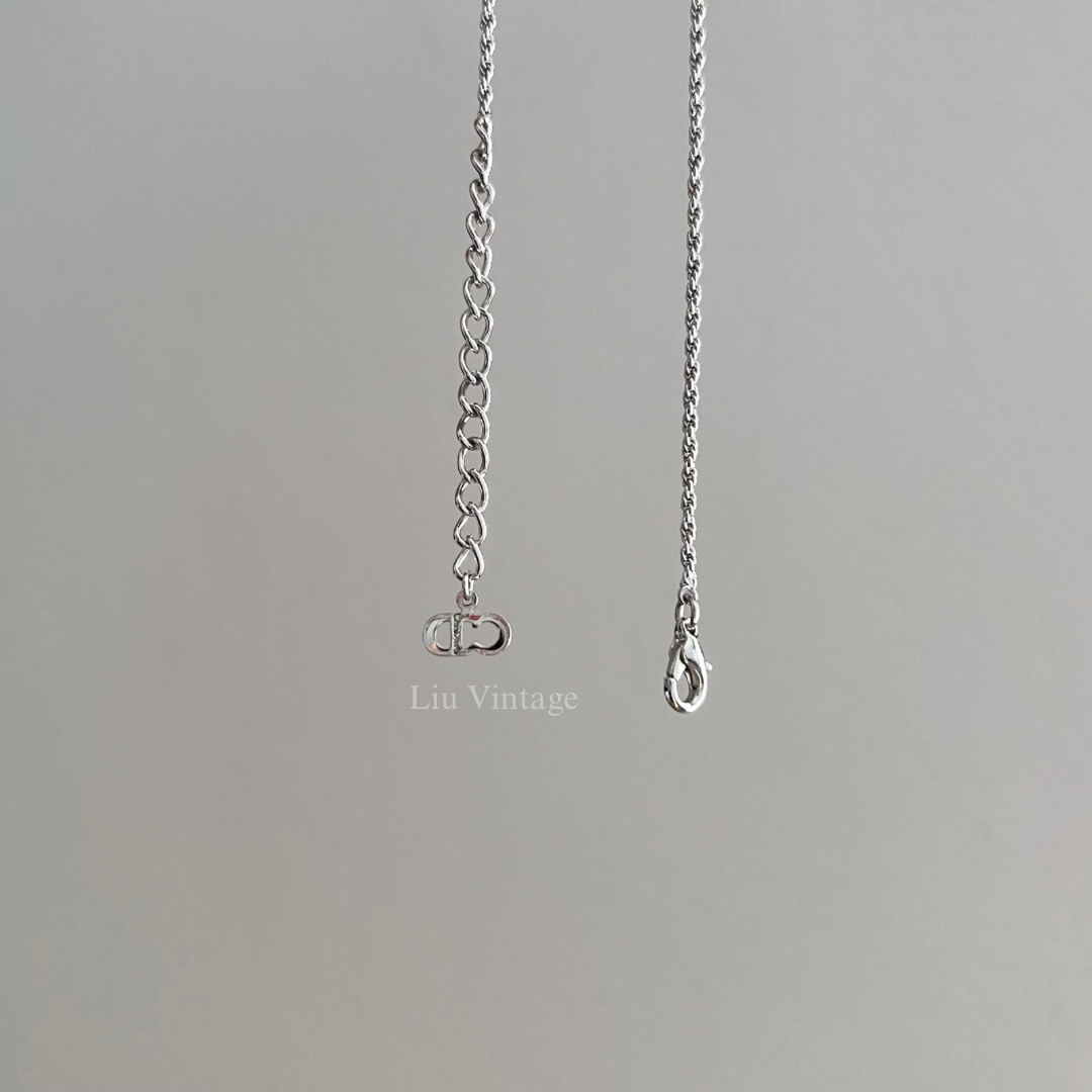 Vintage Dior Round Necklace (with crystal)