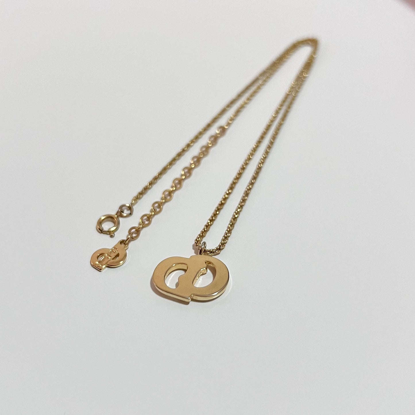 Vintage Dior CD Necklace