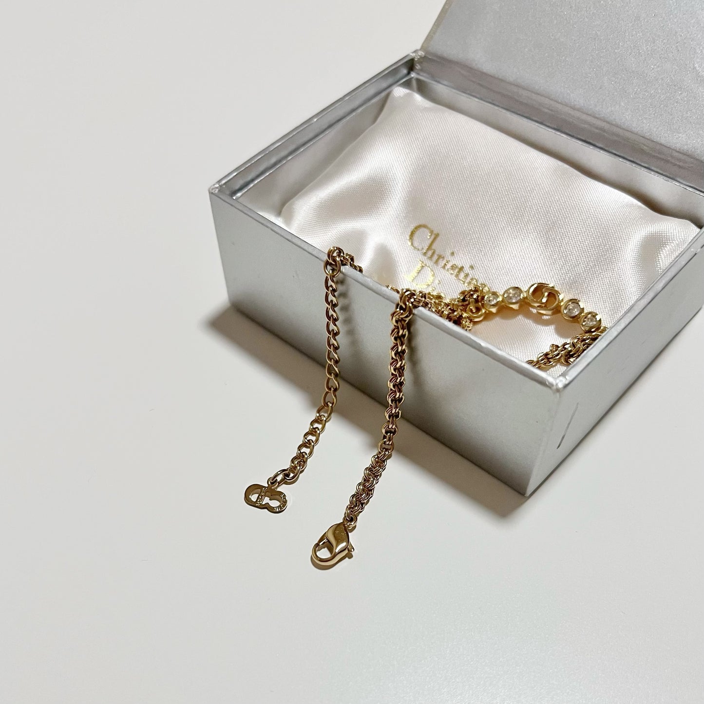 Vintage Dior CD Crystal Necklace