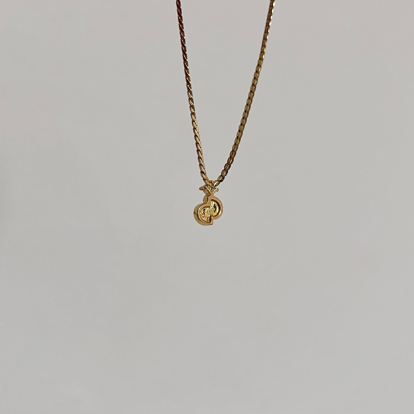 Vintage Dior Mini Pendant Necklace