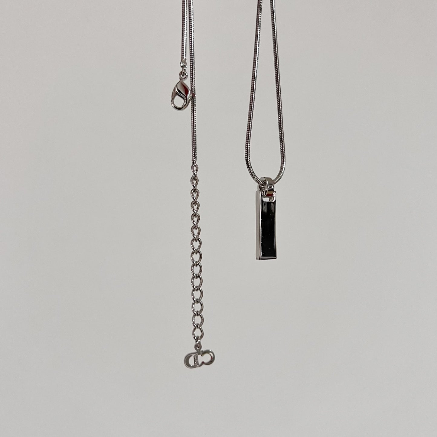 Vintage Dior Tag Necklace