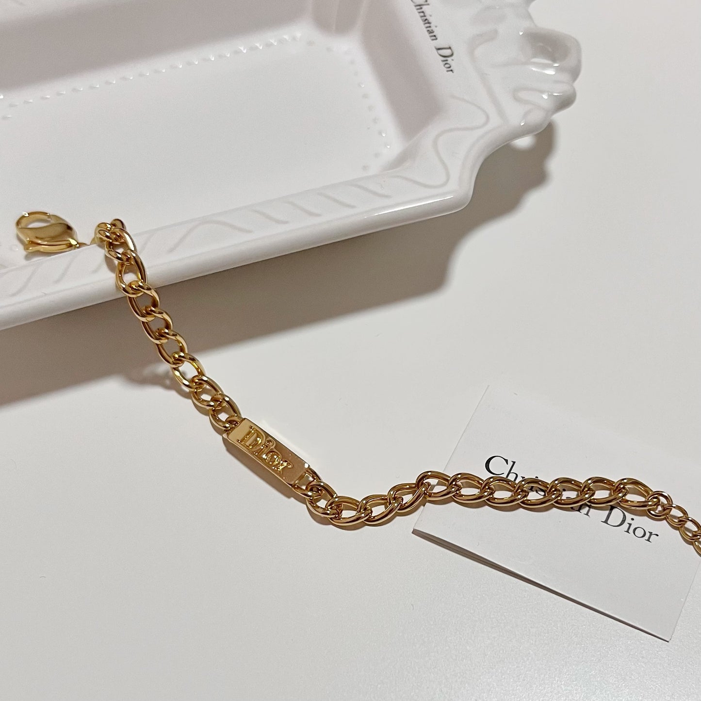 Vintage Dior Tag Bracelet