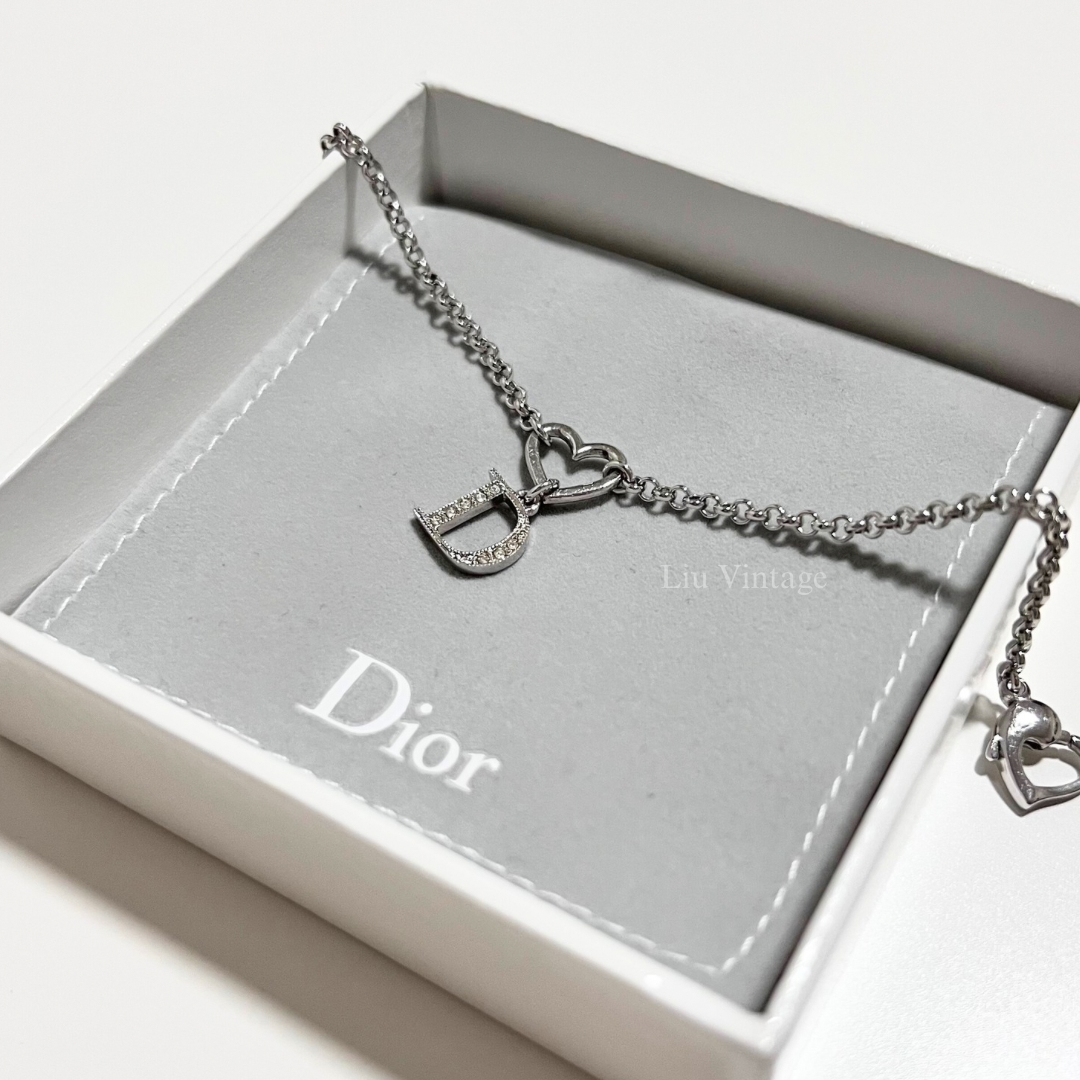 Vintage Dior Heart Bracelet