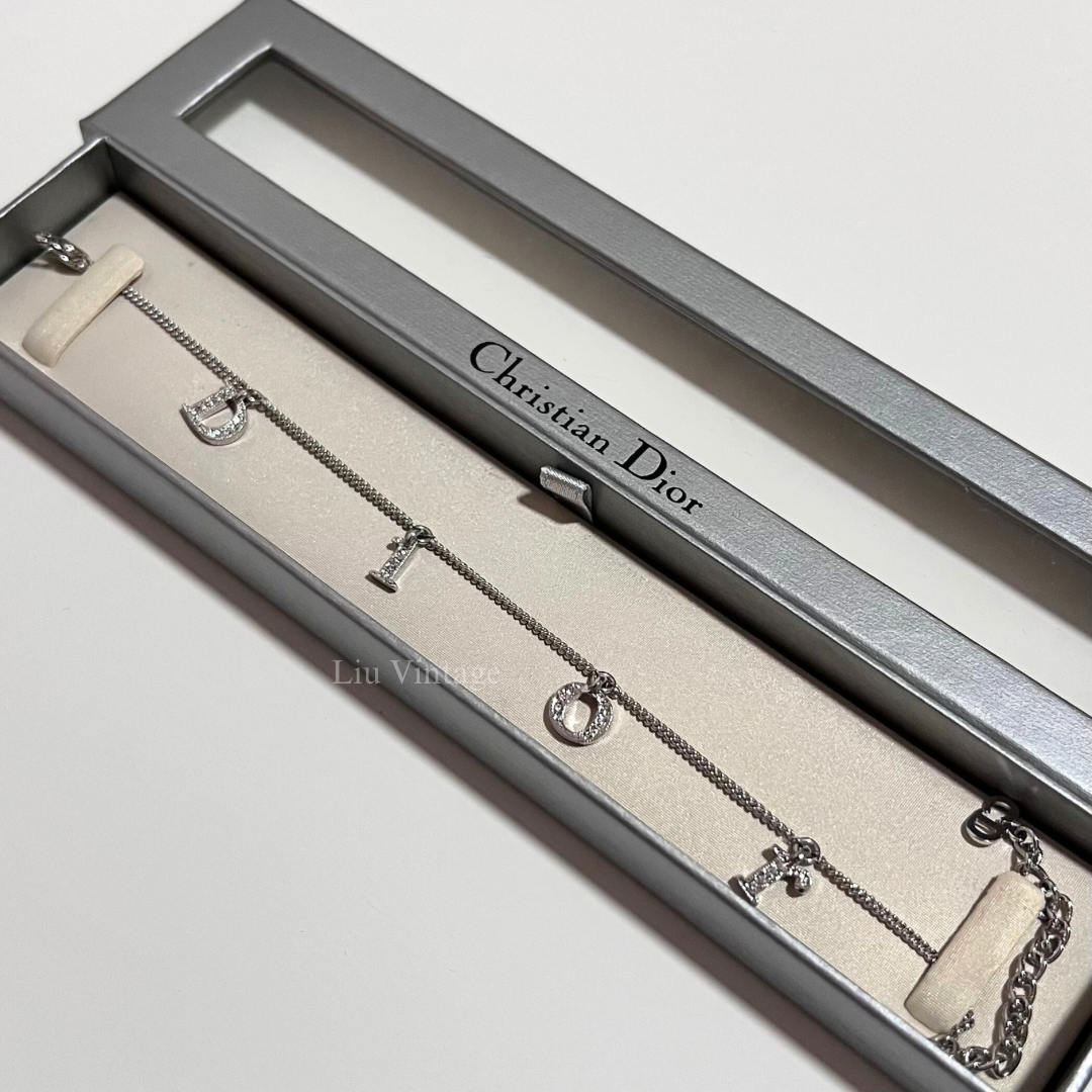 Vintage Dior Letter Bracelet